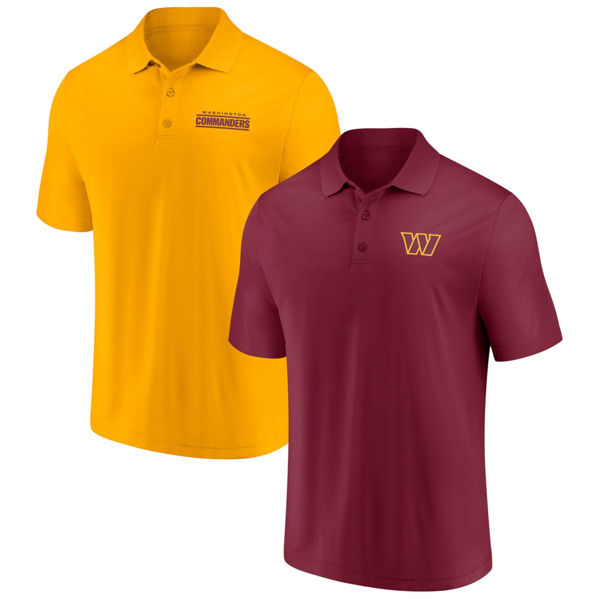 Men's Fanatics Branded Burgundy/Gold Washington Commanders Dueling Two