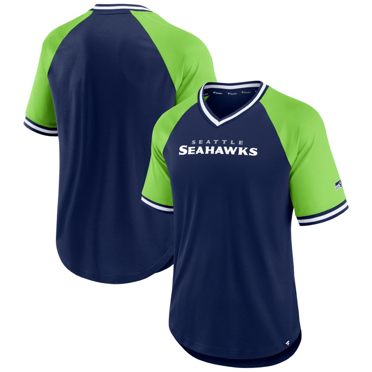 Neon green seahawks outlet shirt