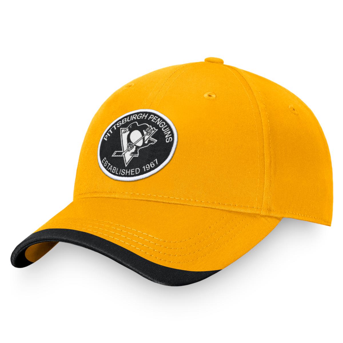 Casquette réglable noire authentique Pro Rink Fanatics pour hommes des
