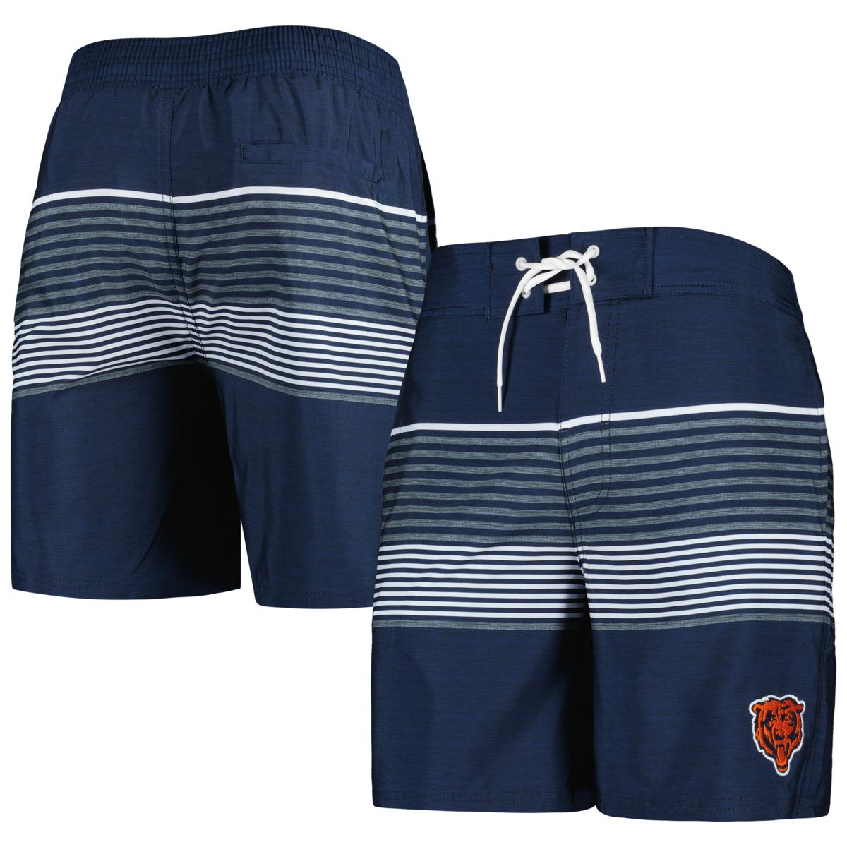 Mens G Iii Sports By Carl Banks Navy Chicago Bears Coastline Volley Swim Shorts 21597860 Hsn 