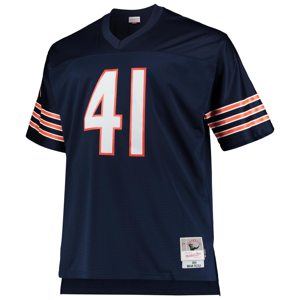 Men's Chicago Bears Mike Ditka Mitchell & Ness Navy Throwbacks