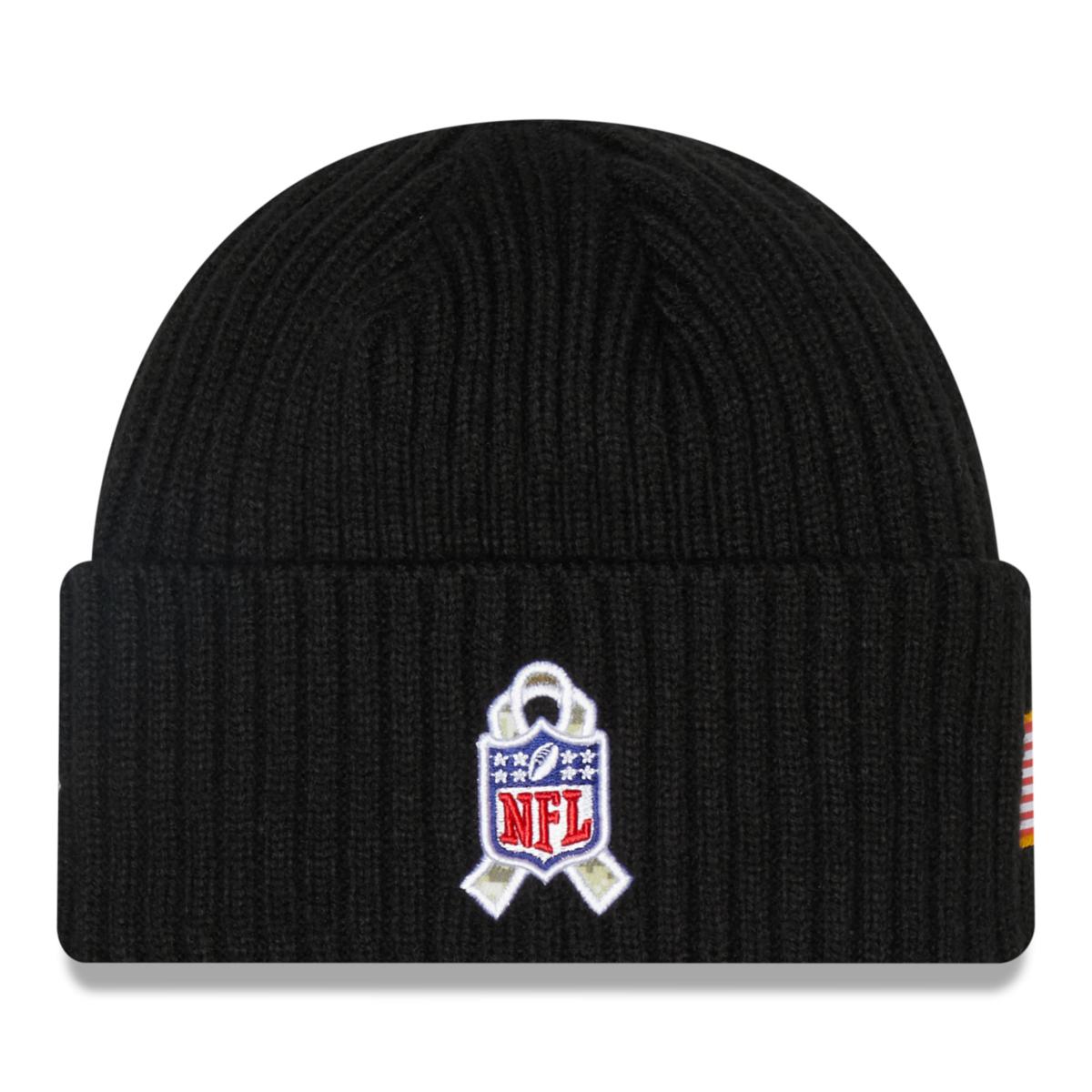 New Era Men's Dallas Cowboys Salute To Service Black Knit