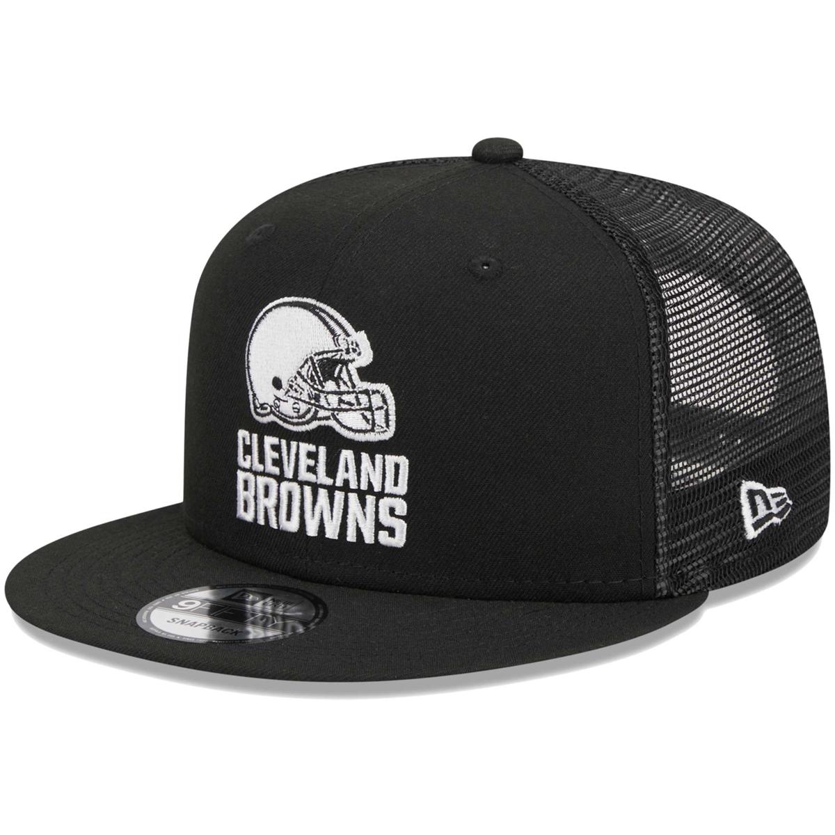 Men's New Era Brown Cleveland Browns Graffiti Script 9FIFTY Snapback Hat