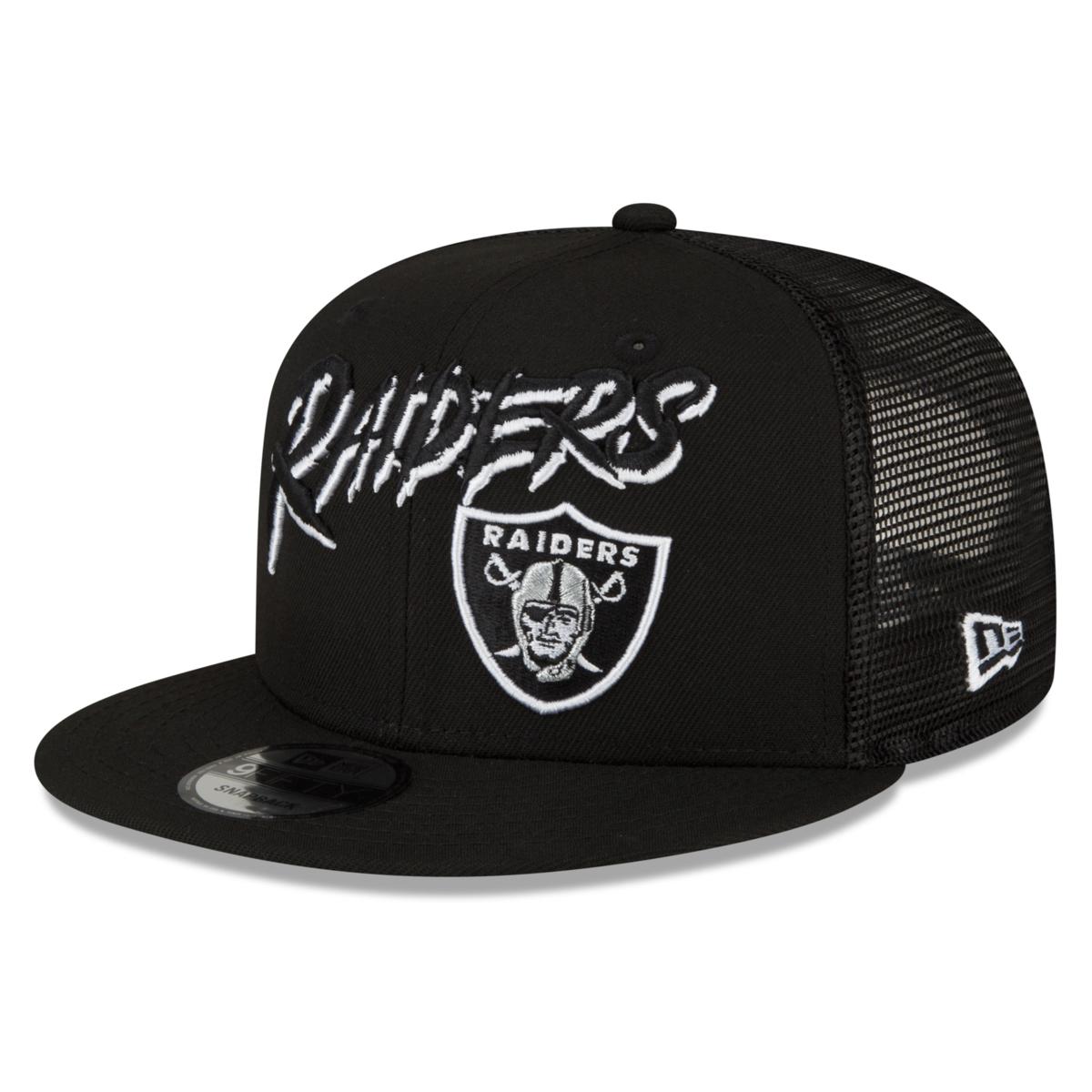 New Era 9FIFTY Las Vegas Raiders Tidal Wave Snapback Hat Black