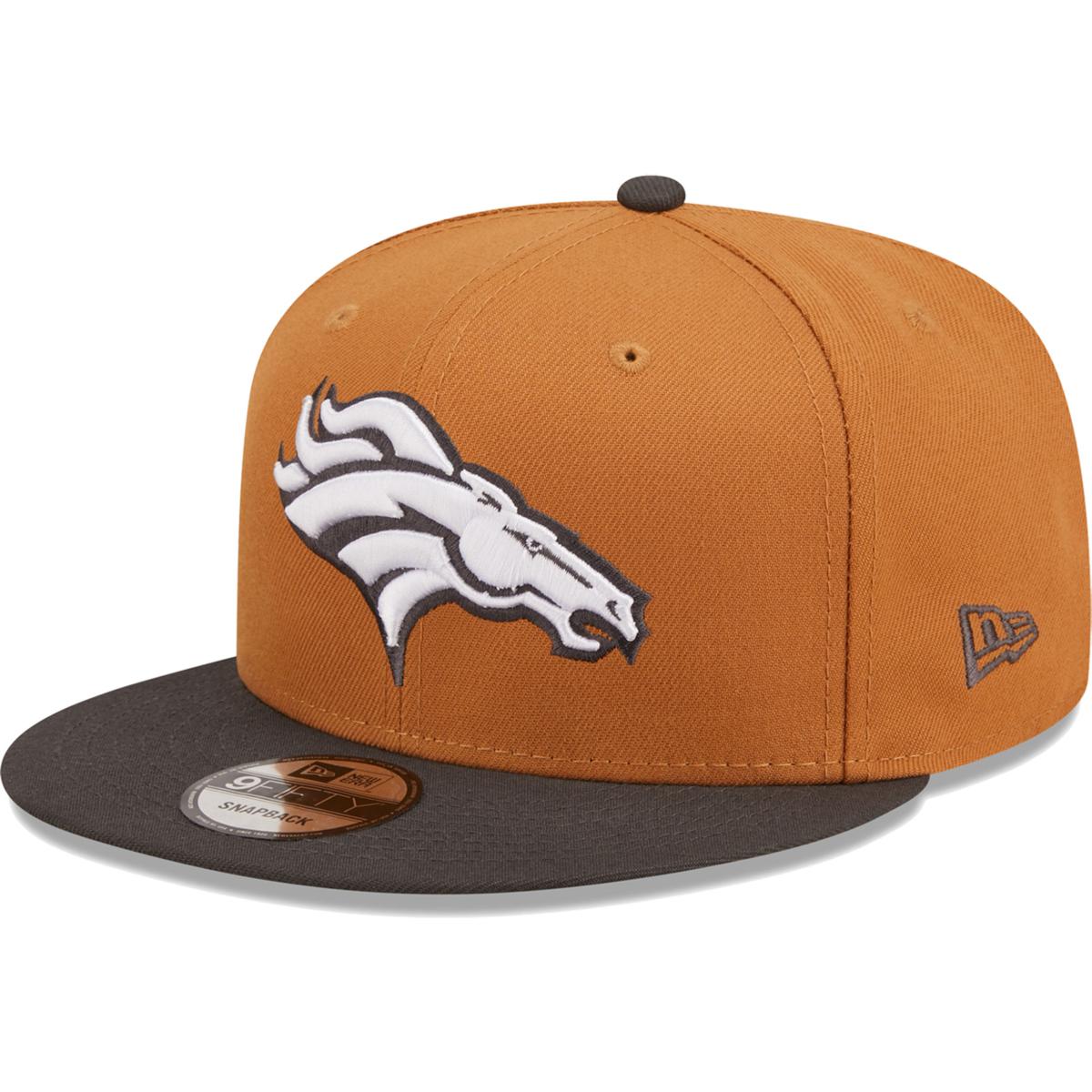 Men's Denver Broncos New Era Graphite Color Pack 9FIFTY Snapback Hat