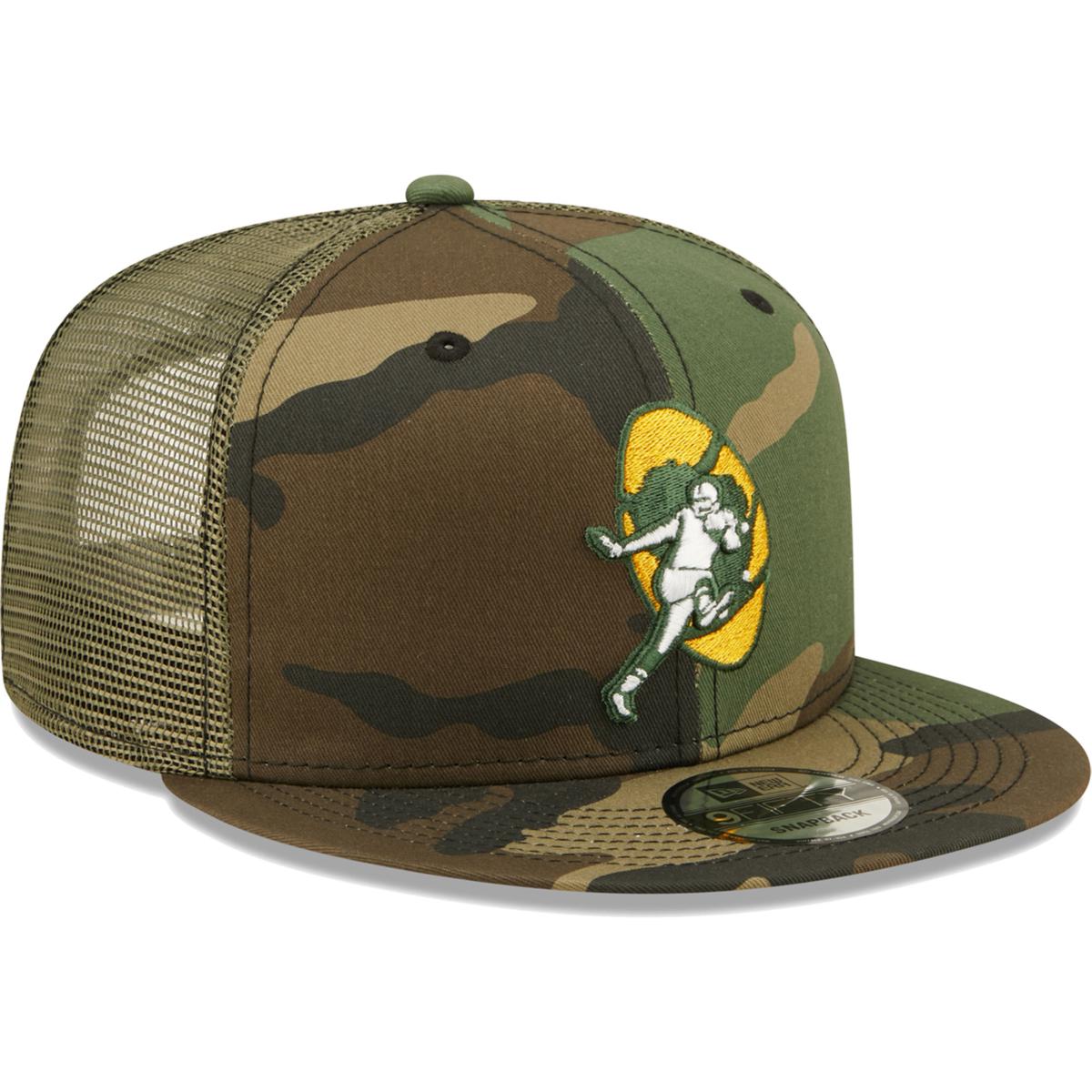 New Era Packers Camo Trucker 9TWENTY Hat