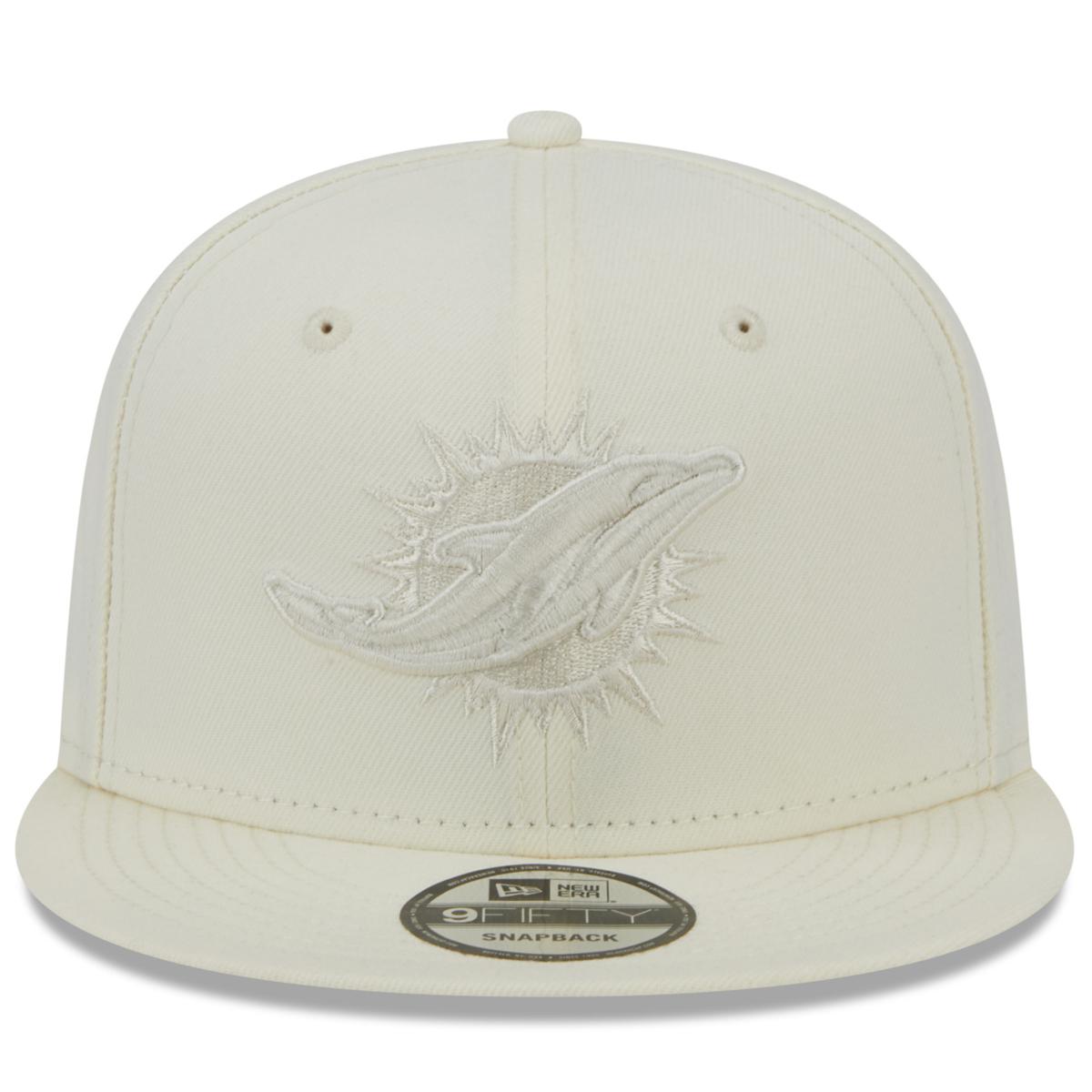 New Era / Men's Miami Dolphins Color Pack 9Fifty White Adjustable Hat