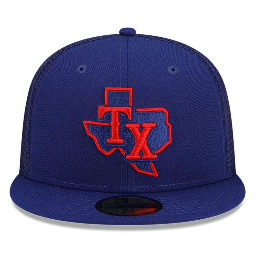 Men's Texas Rangers New Era Royal White Logo 59FIFTY Fitted Hat