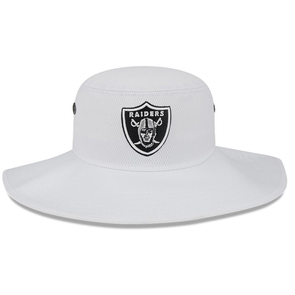 White raiders bucket hat Clearance