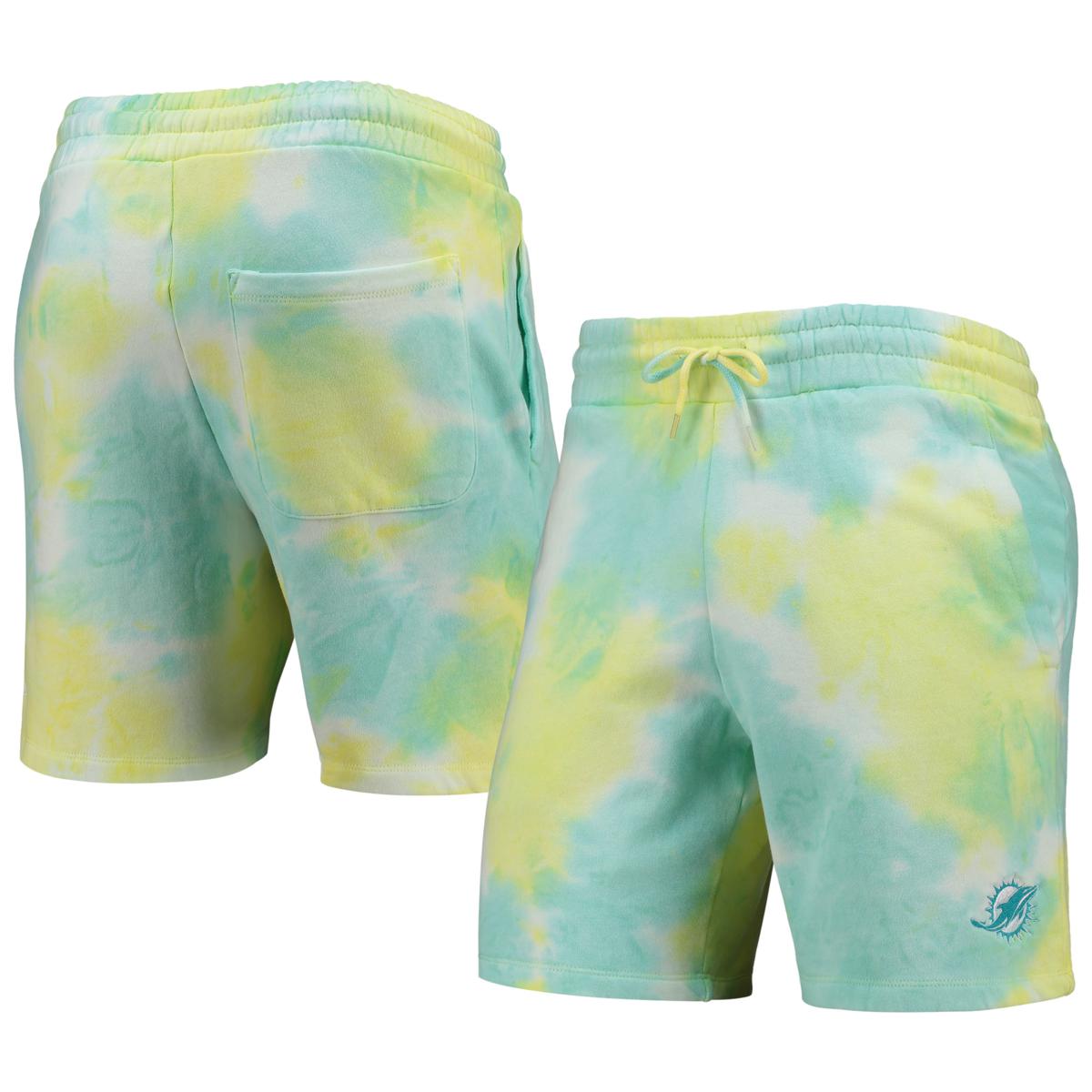 Men's New Era White Miami Dolphins Tie-Dye Shorts - 21608508 | HSN