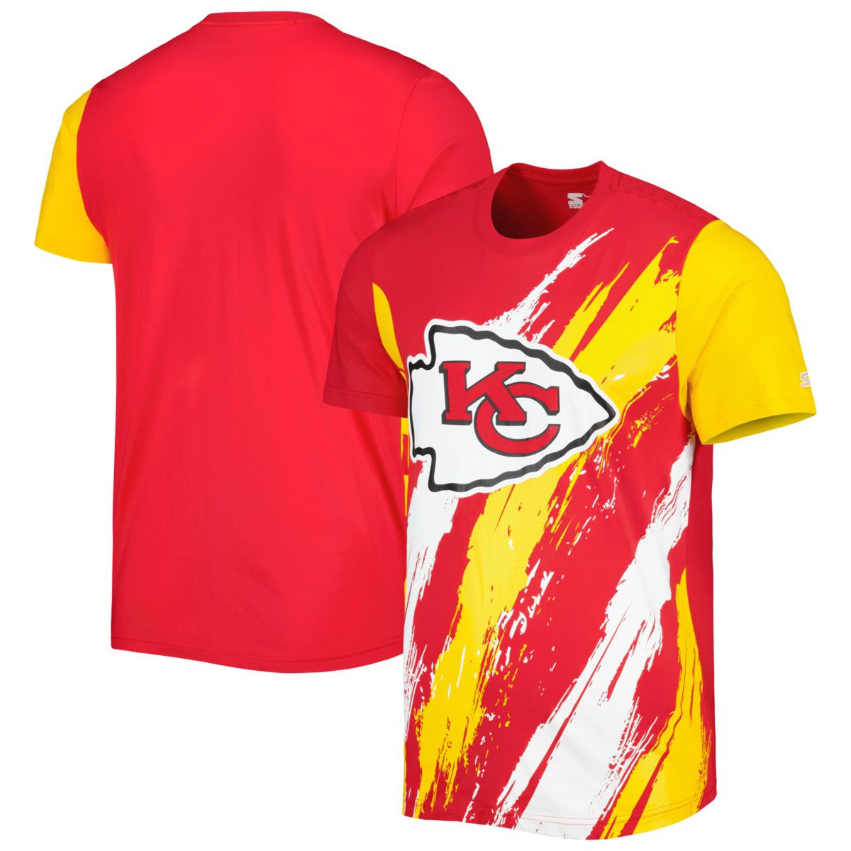 Men's Starter Red Kansas City Chiefs Extreme Defender TShirt