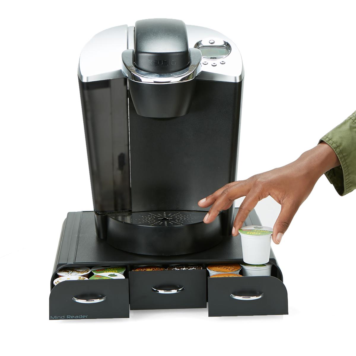 coffee maker stand with capsule drawer