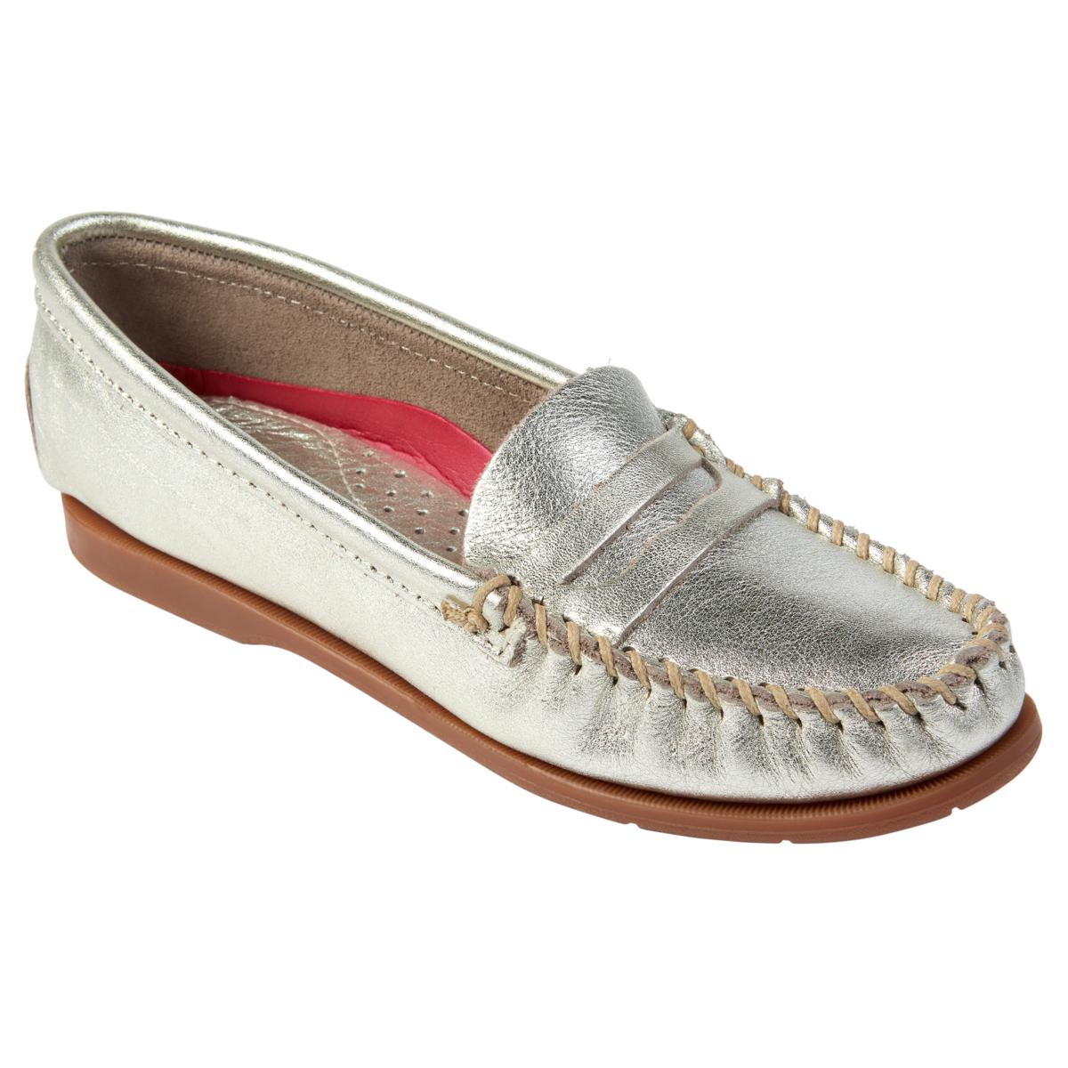 Minnetonka Mellony Suede Moccasin Penny Loafer | HSN