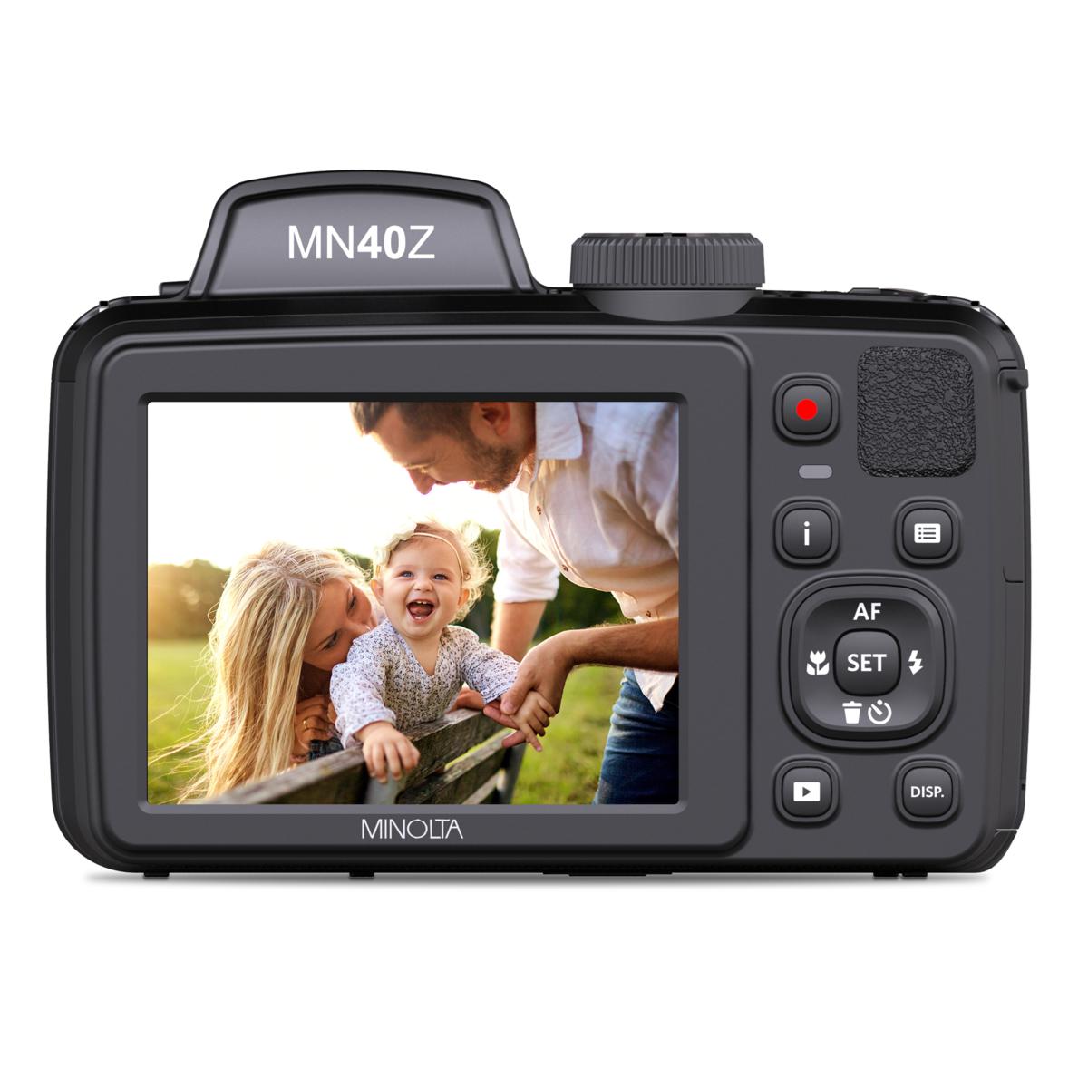 Minolta MN40Z Bridge Camera 20MP 40X Optical Zoom | HSN