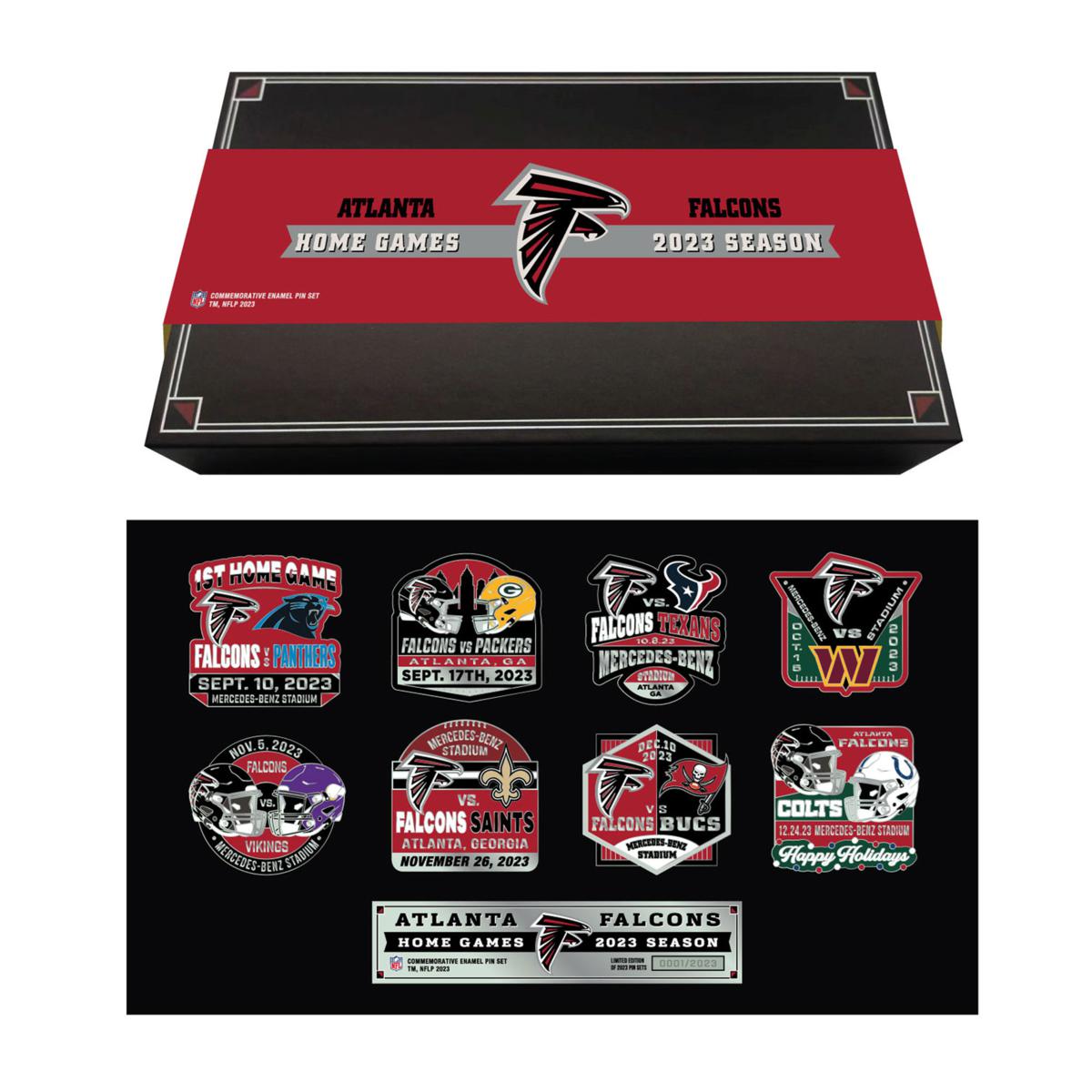 MOJO Atlanta Falcons 2023 Game Day Pin Collector Set