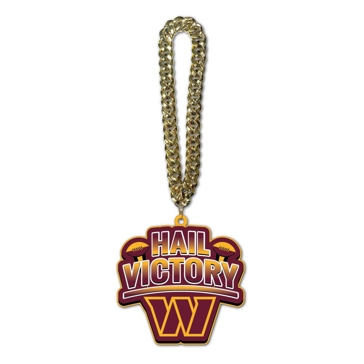 Washington Commanders Fan Chain, Giant Necklace Licensed NFL