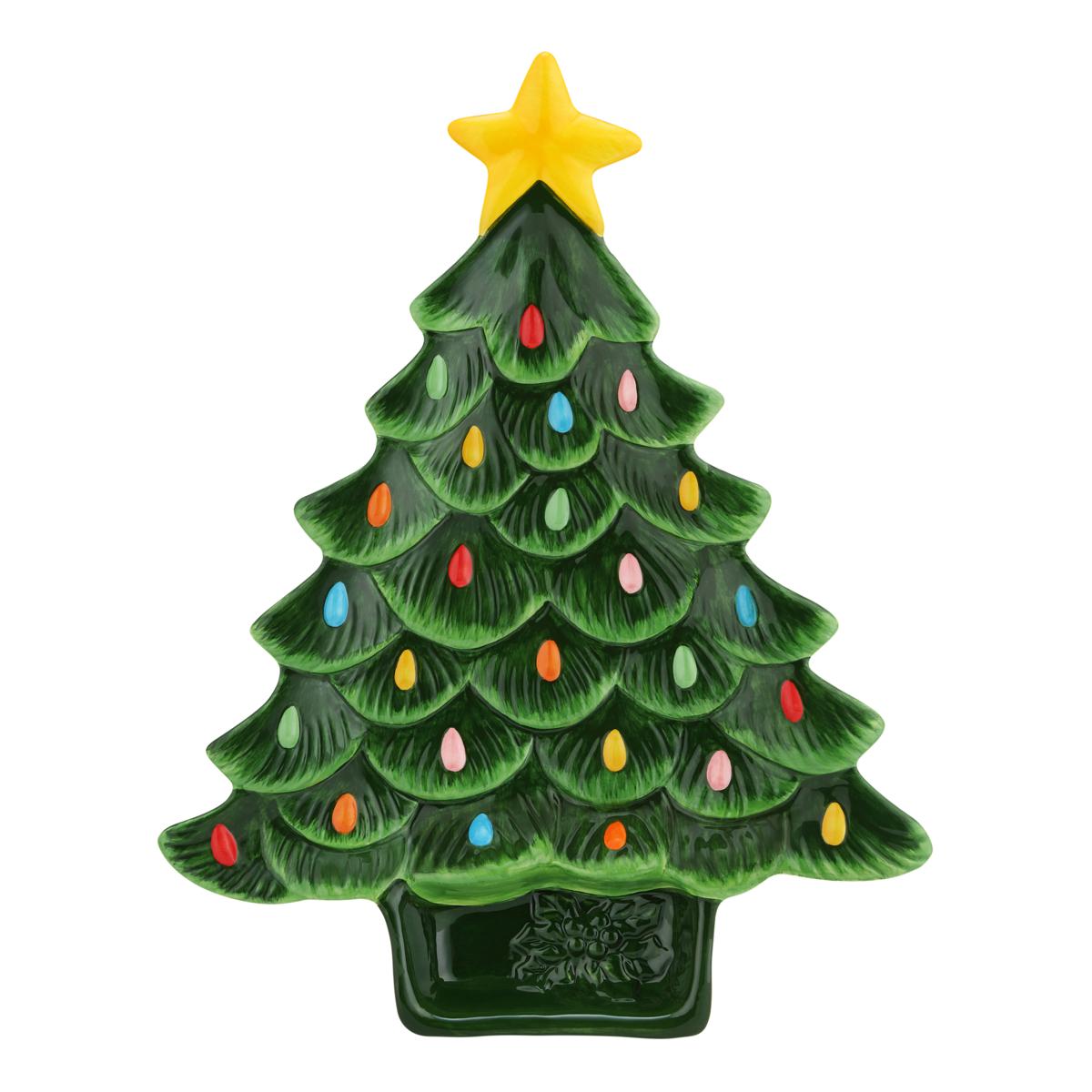 Mr. Christmas 5 Piece Ceramic Nostalgic Tree Entertaining Set | HSN