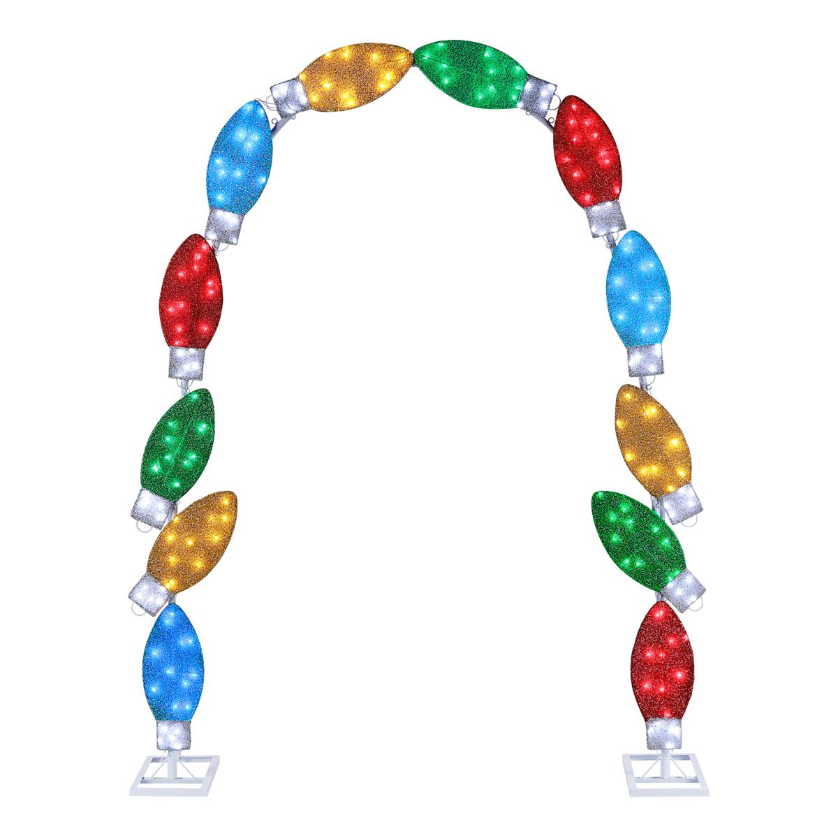 Mr. Christmas 8' x 6' Outdoor Tinsel Arch | HSN