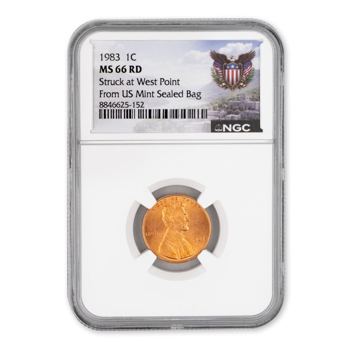 MS66 West Point Mint 1982 Large Date and 1983 Lincoln Cents | HSN