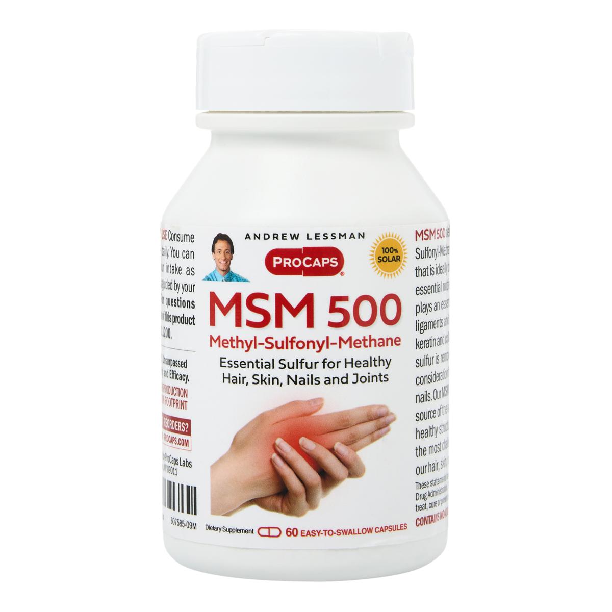 MSM-500 - 60 Capsules