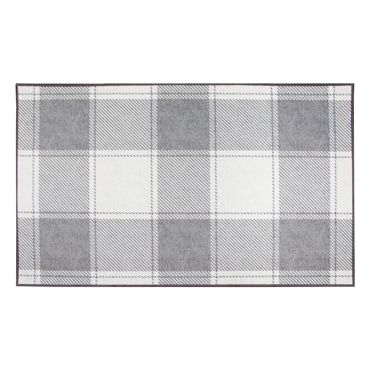 My Magic Carpet Buffalo Plaid Washable Area Rug 3'x5' 21070646 HSN