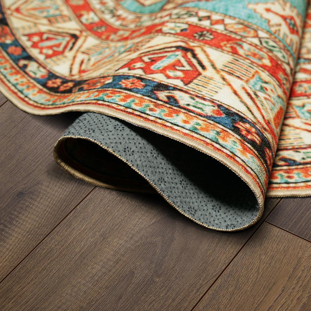 My Magic Carpet Ottoman Washable Area Rug 5'x7