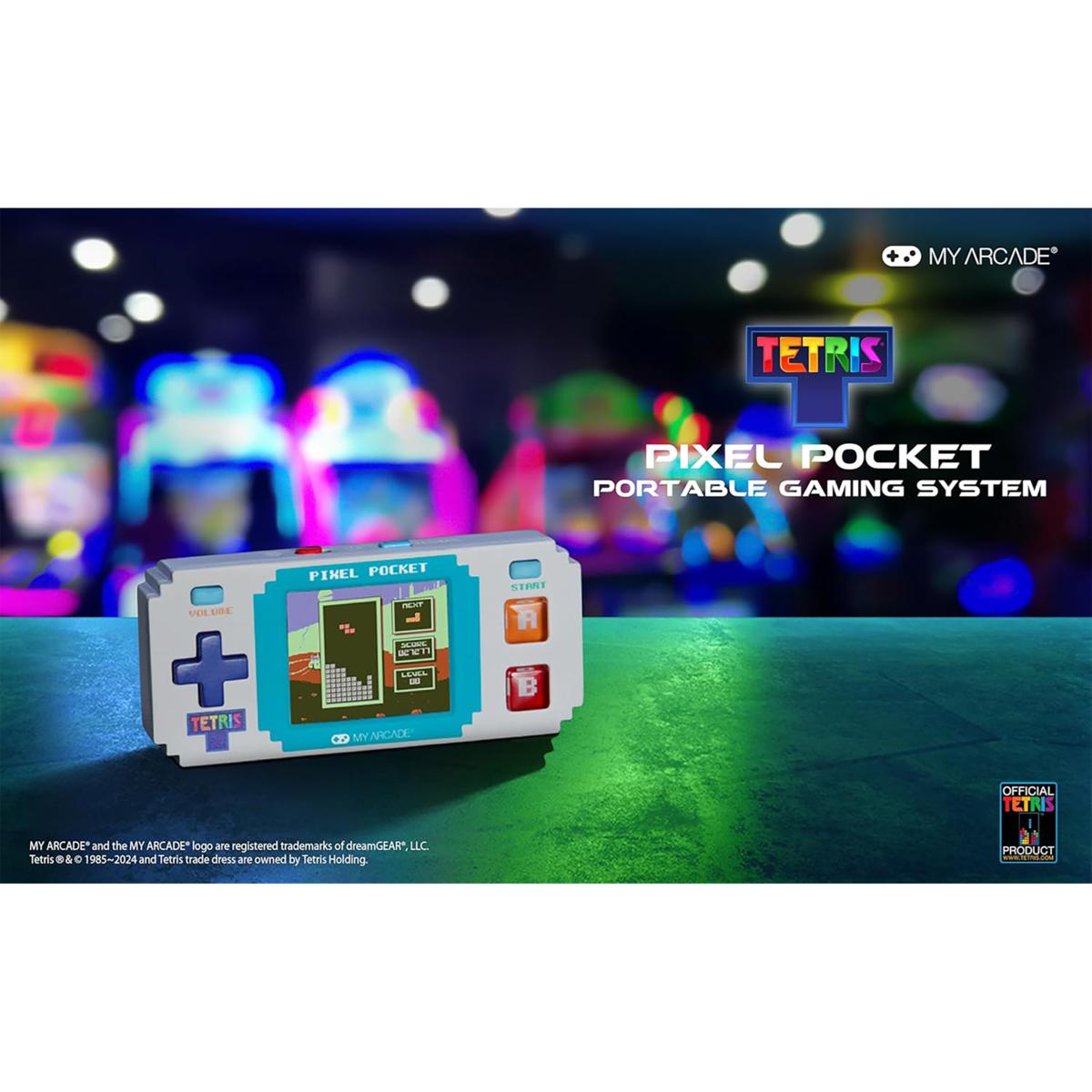 MyArcade Sonic Joystick and Tetris Pixel Portable Arcade | HSN