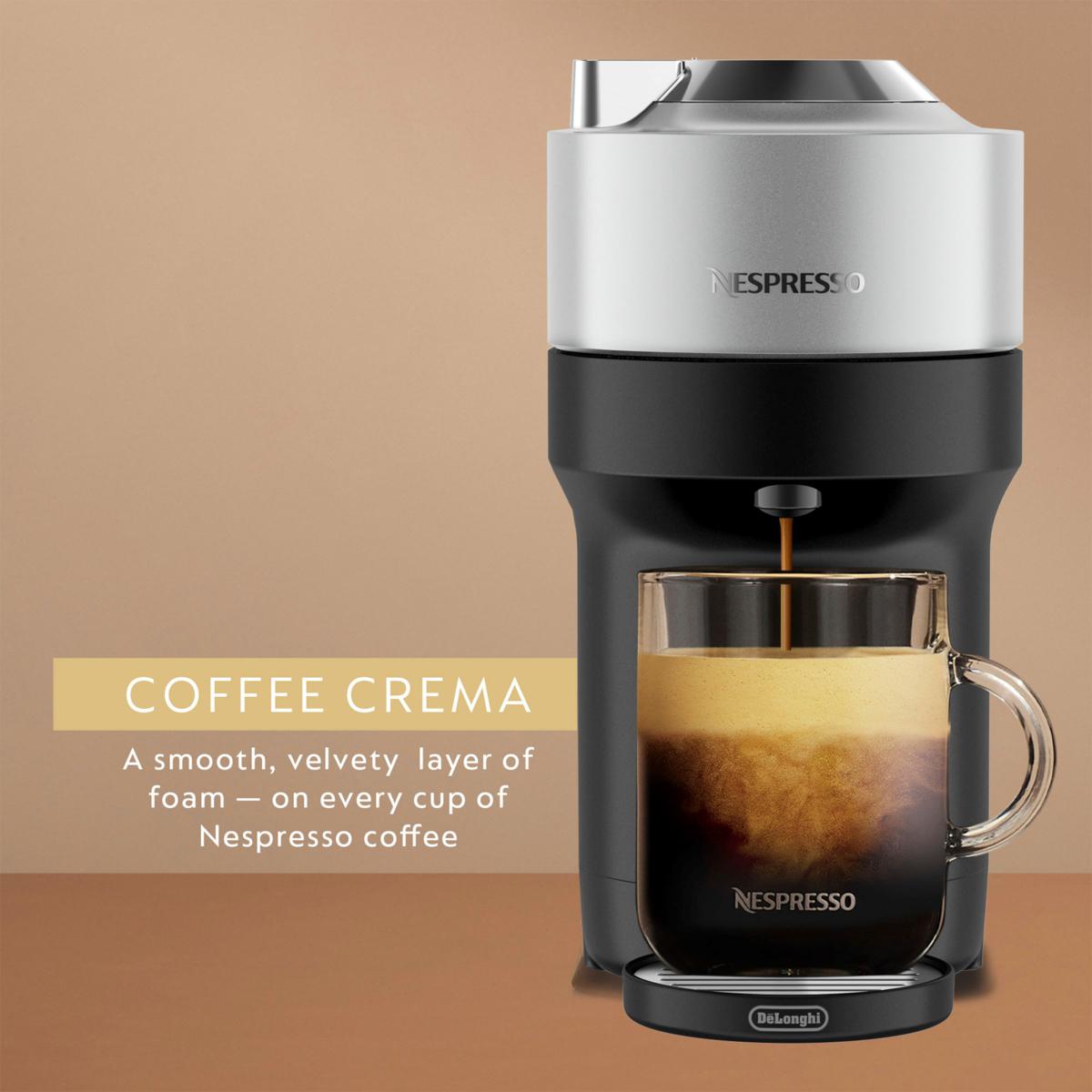 Nespresso Vertuo POP+ Deluxe Machine with Coffee Pods and Voucher