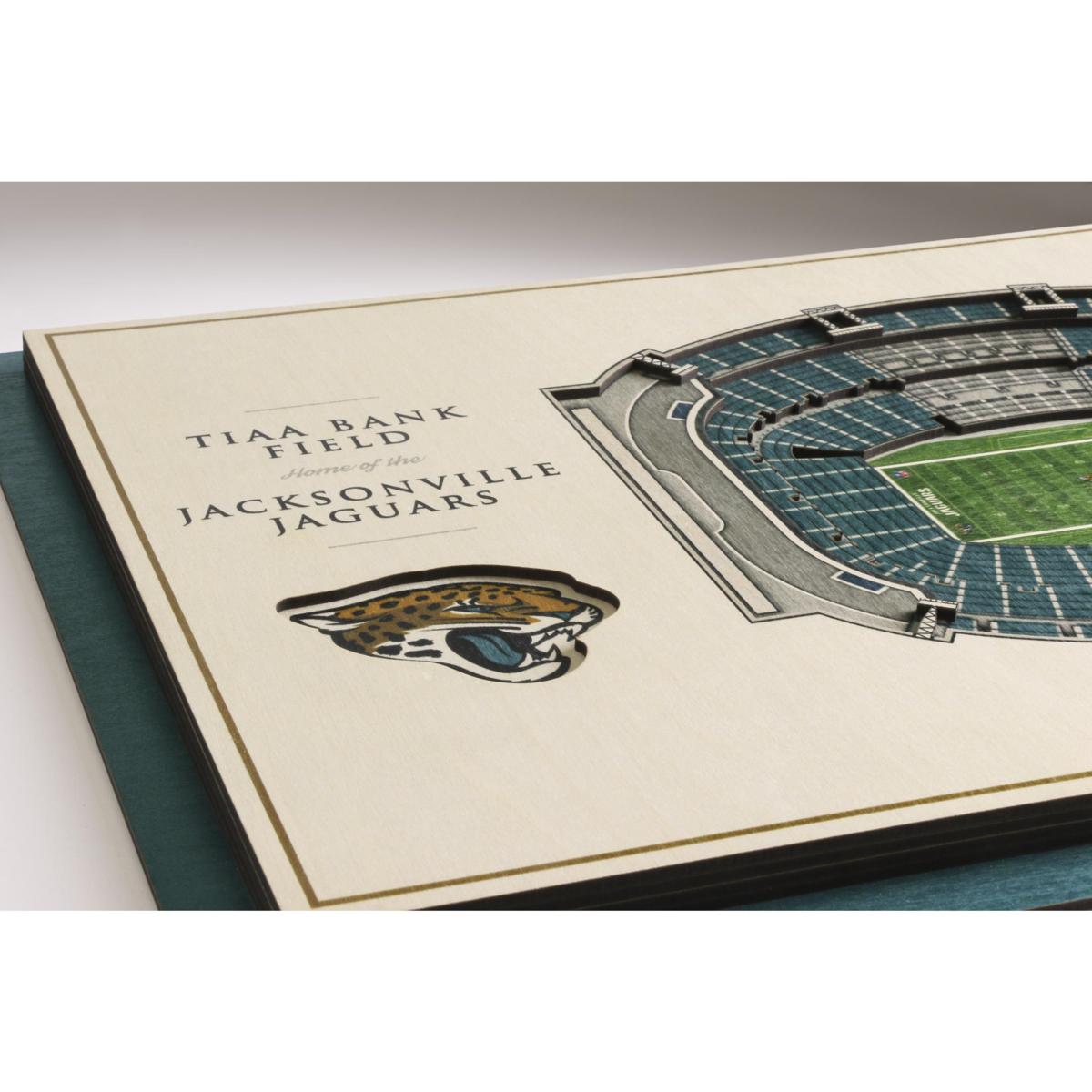 Jacksonville Jaguars TIAA Bank Field NFL Football 8 x 10 Framed