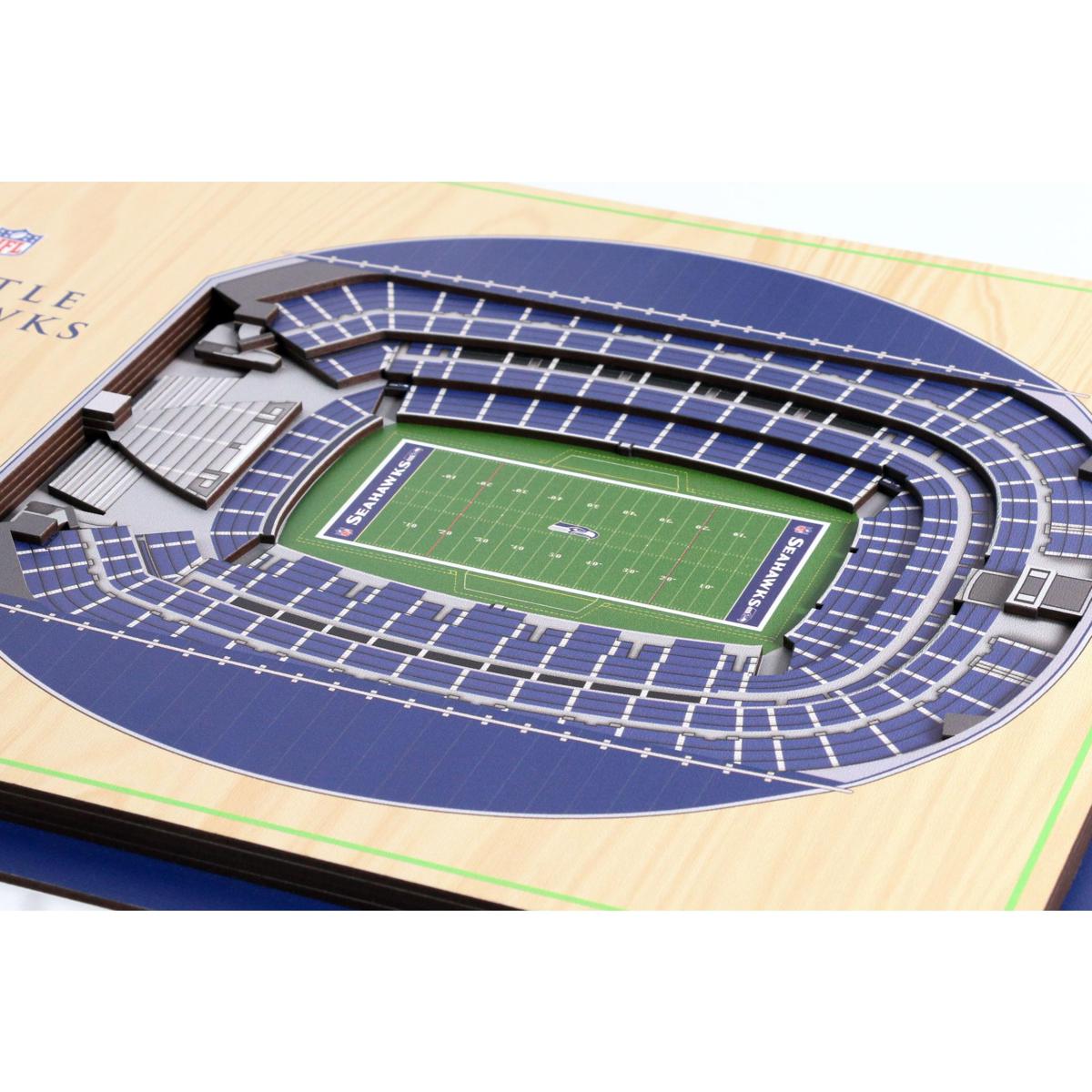 Lambeau Field 5-Layer StadiumView 3D Wall Art