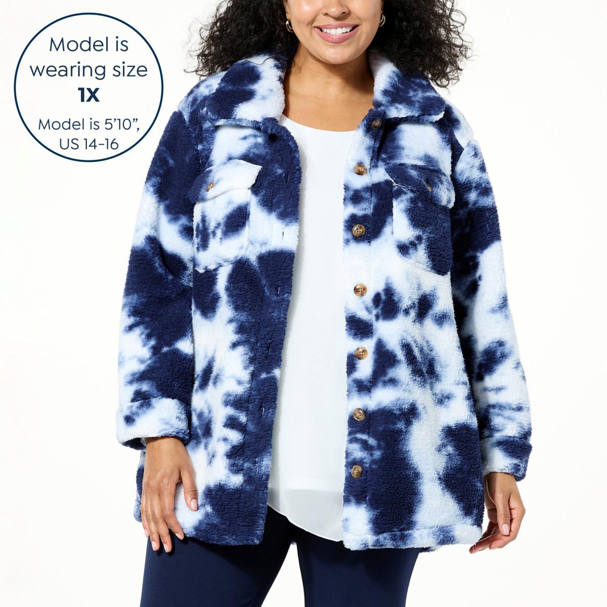 Nina Leonard Collared Sherpa to Quilted Jacket - QVC UK