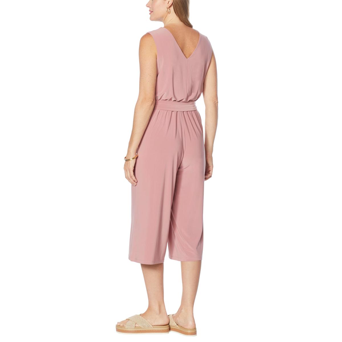 nina leonard cropped jumpsuit