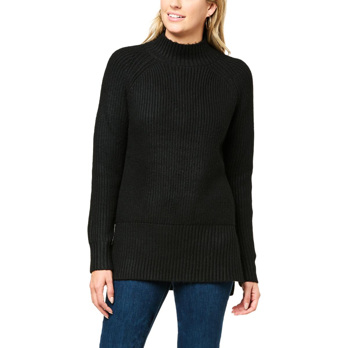 Scoop Women's Cozy Tunic Turtleneck Sweater 