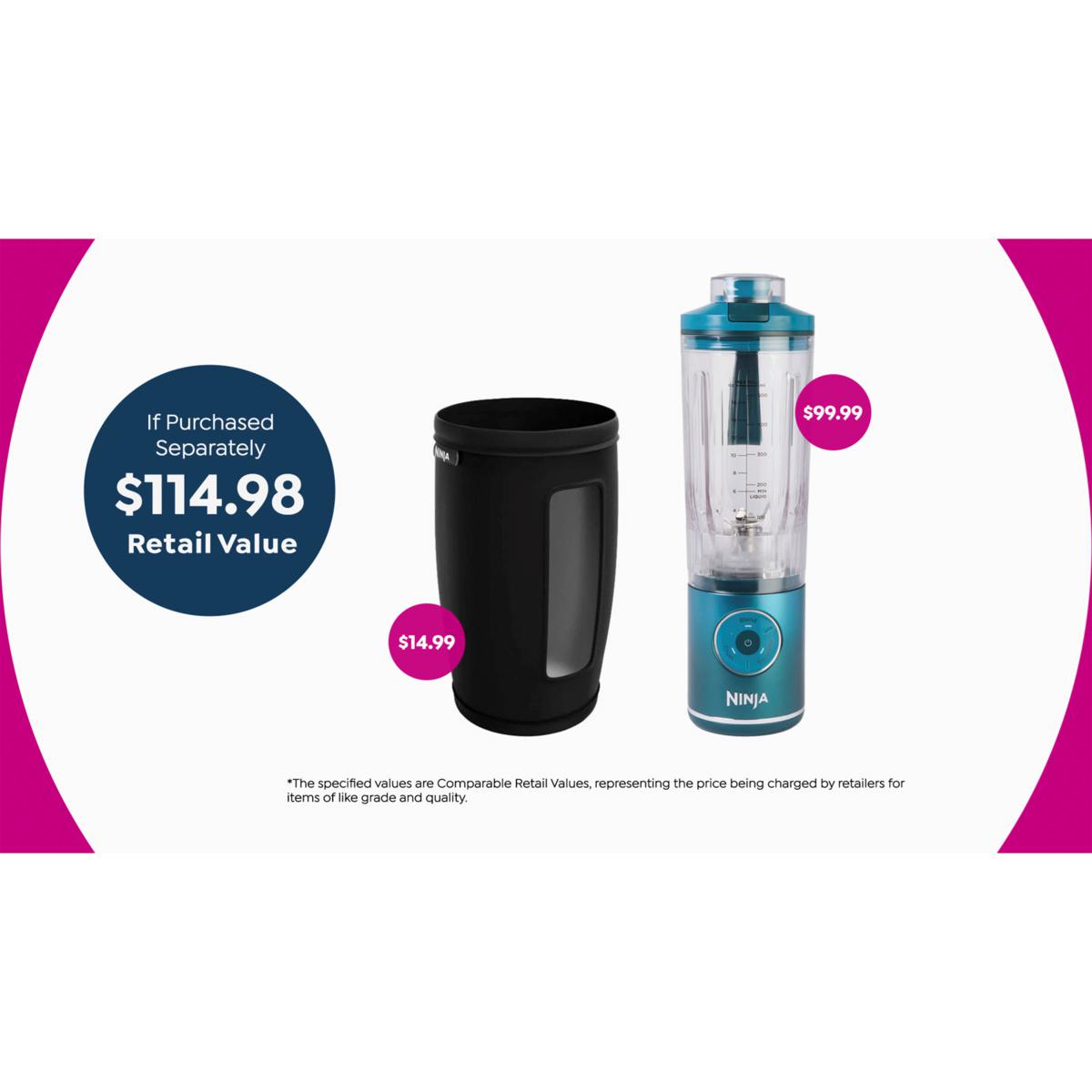 Ninja Blast Max Portable Blender with Sleeve - 23533423 | HSN