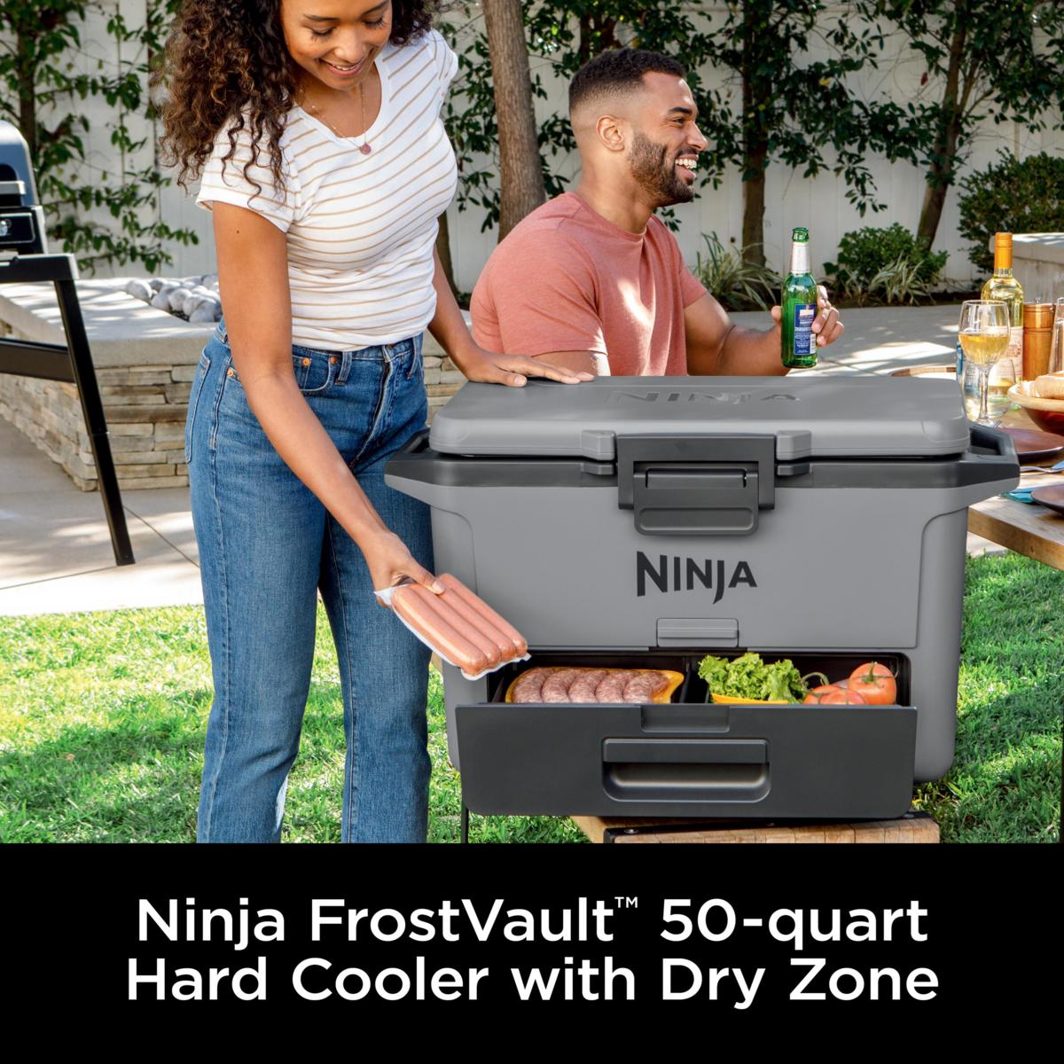 Ninja FrostVault 50qt Hard Cooler with Dry Zone | HSN