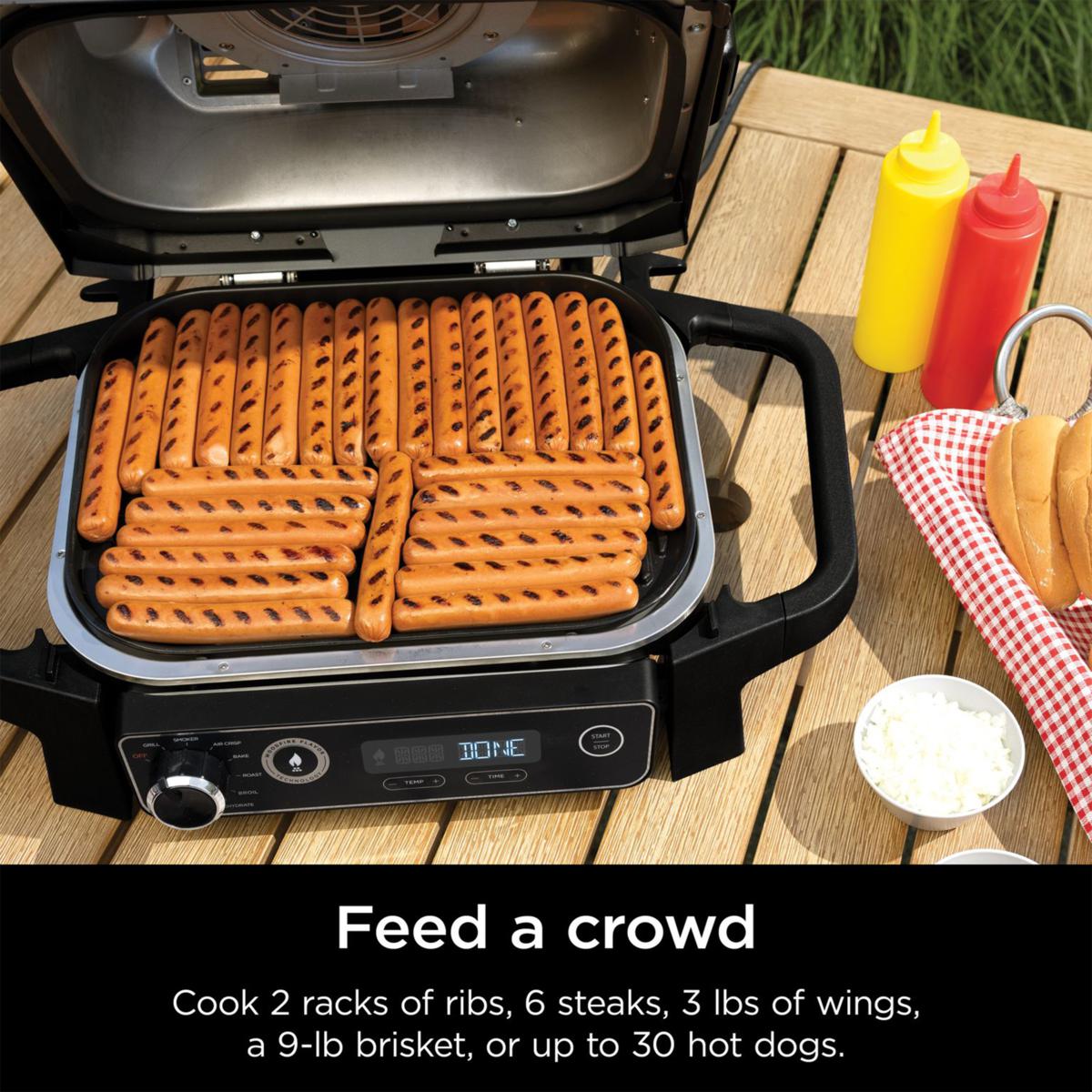 Ninja Woodfire 7-in-1 Outdoor Grill & Smoker with Cover & Griddle