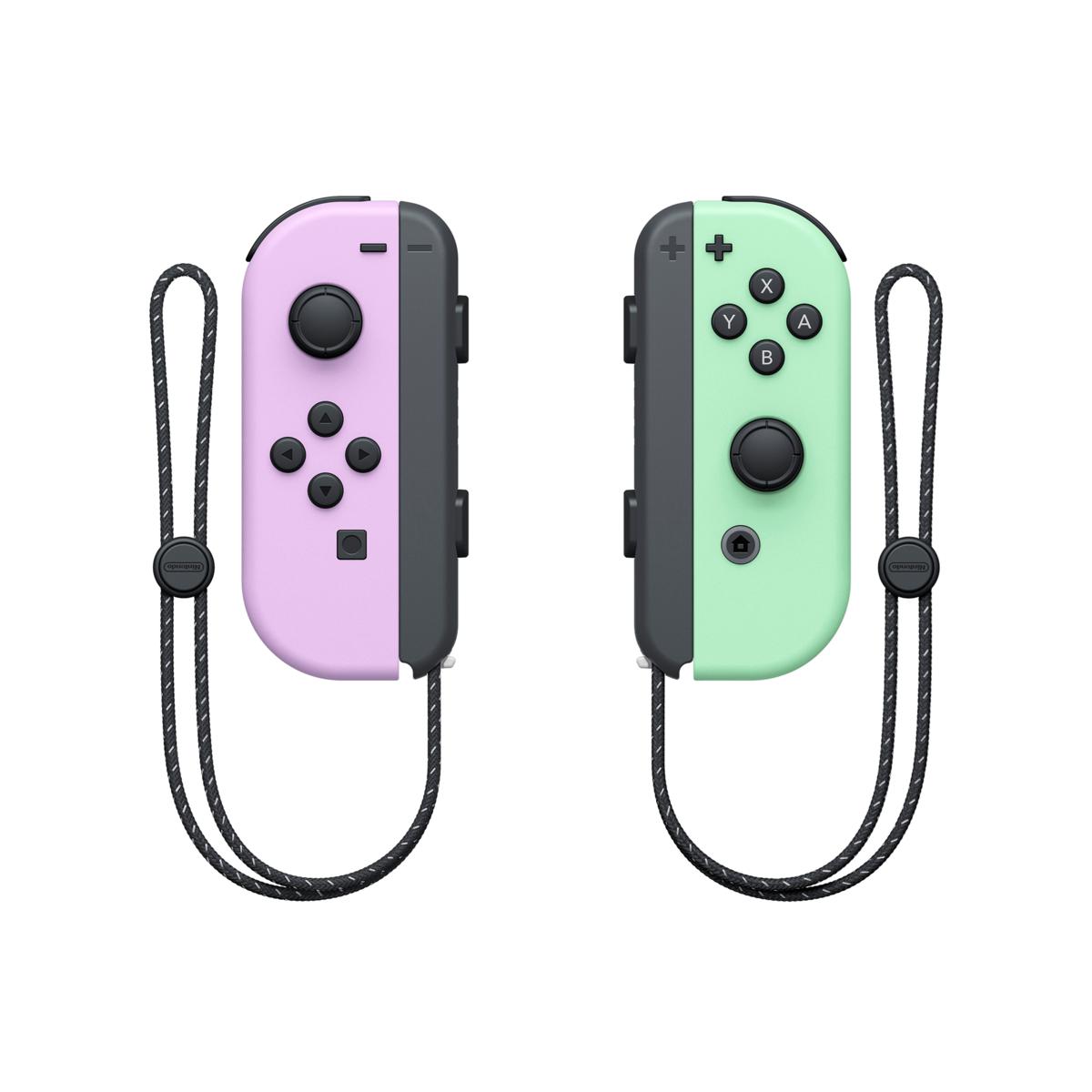 Nintendo Switch Joy-Con in Pastel Purple and Pastel Green