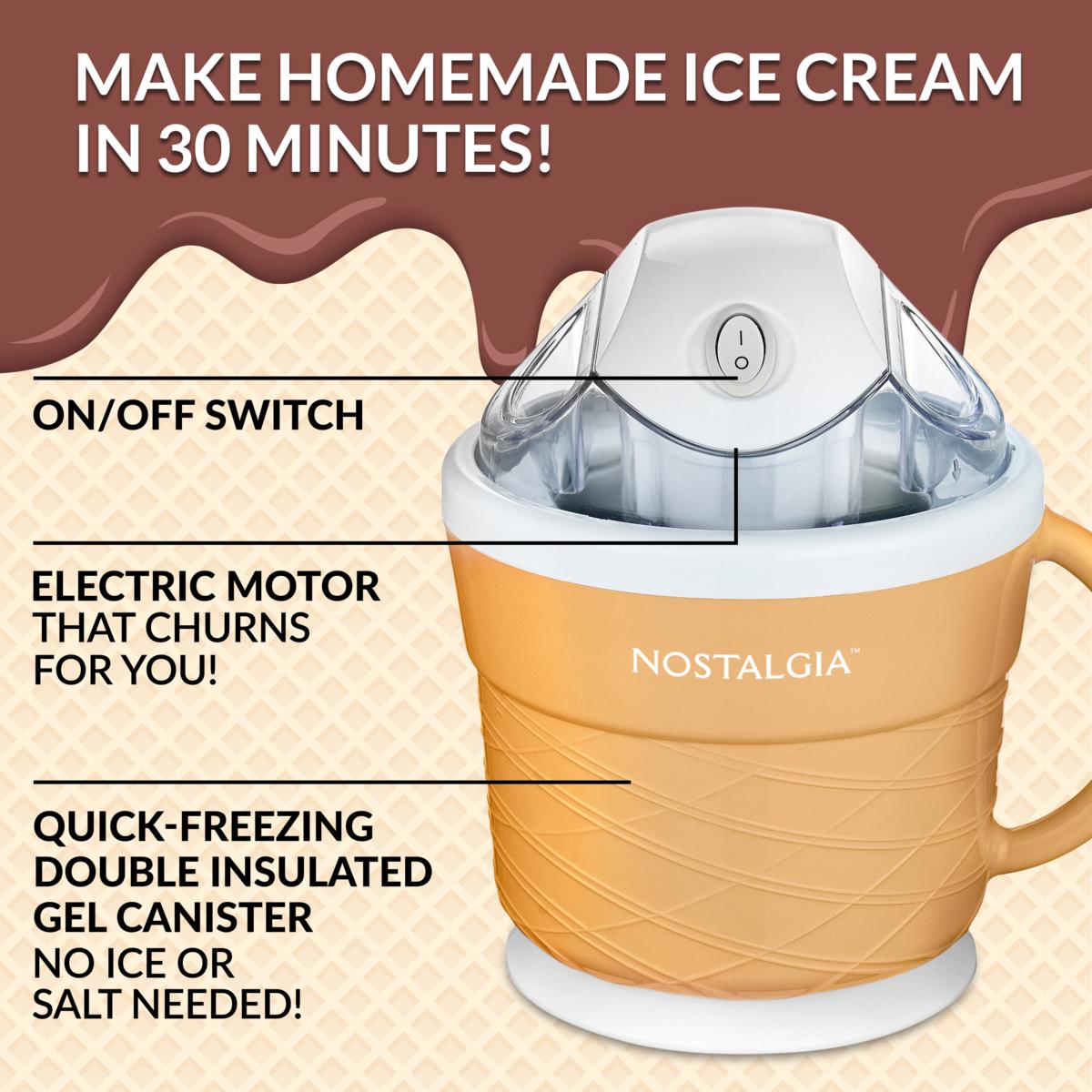 nostalgia ice cream maker electric