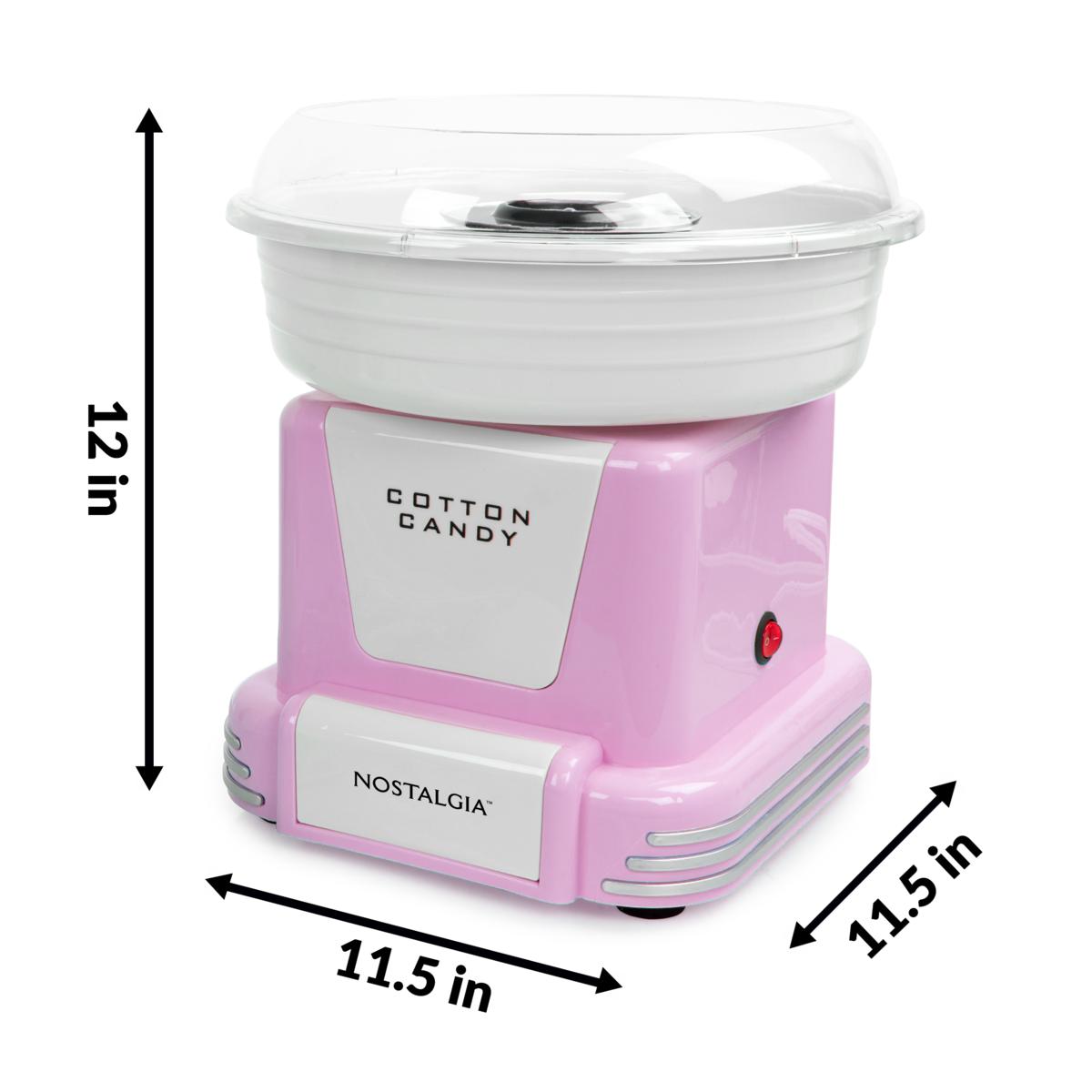 nostalgia electrics hard candy cotton candy maker instructions