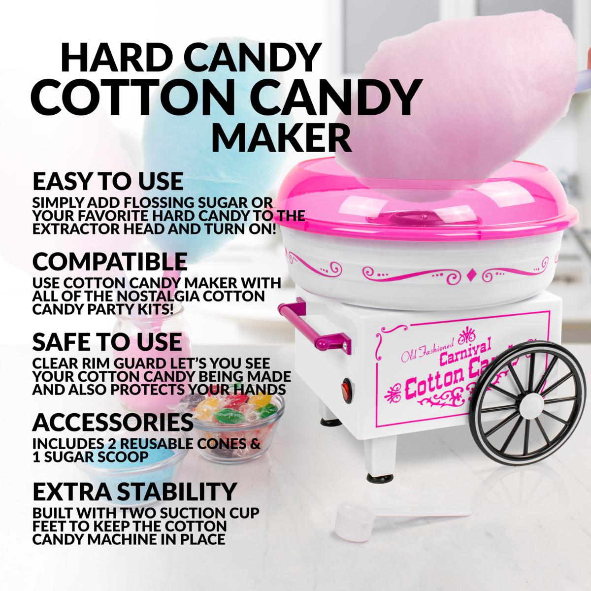 nostalgia electrics cotton candy maker manual