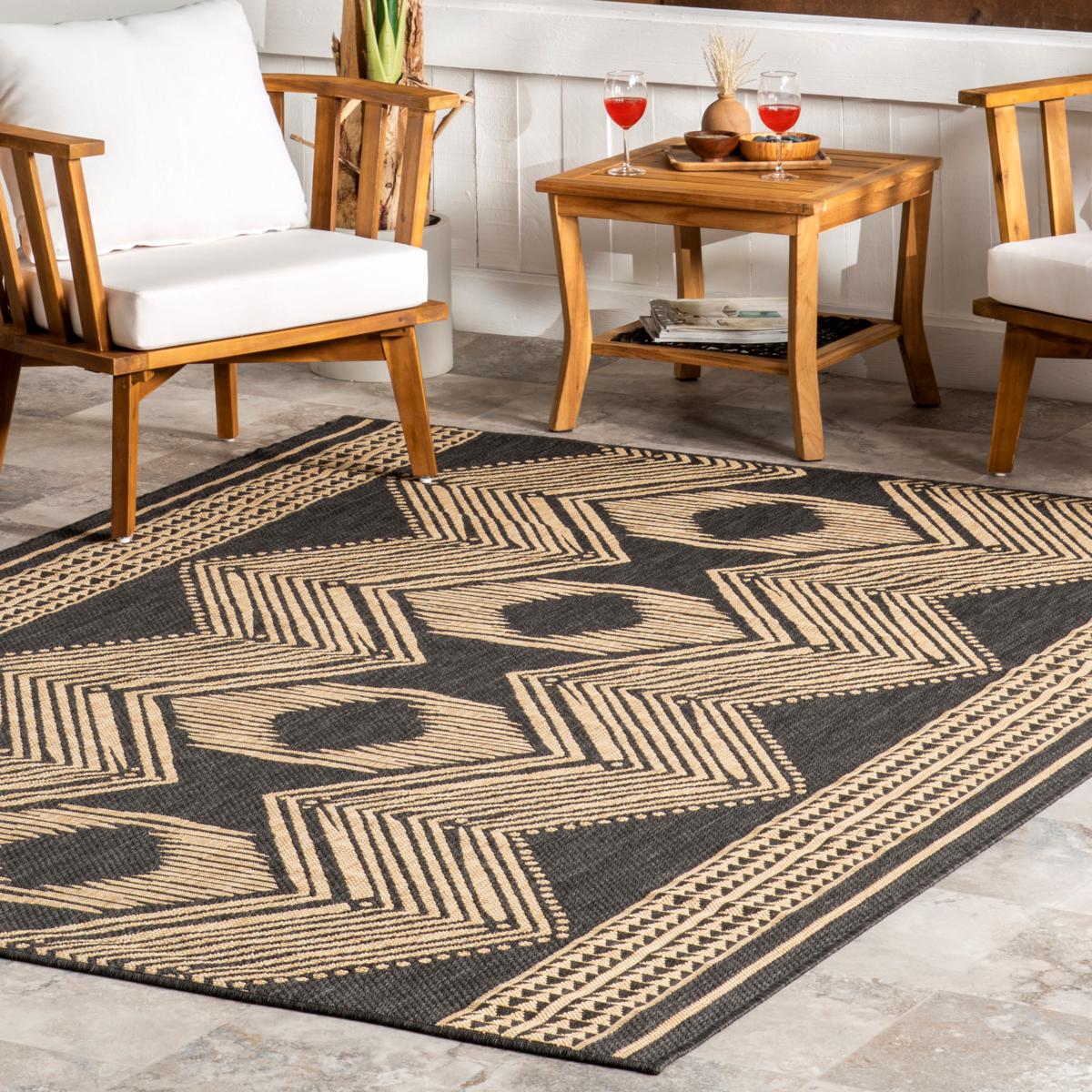 nuLOOM 4' x 6' Ranya Tribal Indoor/Outdoor Area Rug | HSN