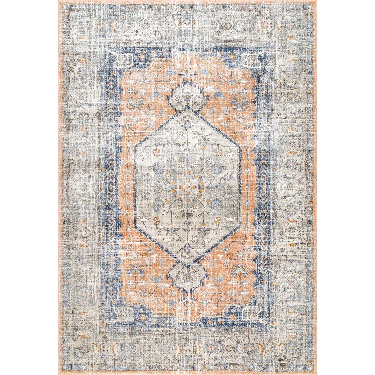 nuLOOM Jacquie Vintage Floral Area Rug - 4' x 6' Peach