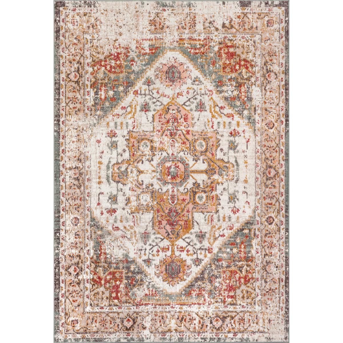 nuLOOM Justine Vintage Medallion 6' 7" x 9' Area Rug 22893497 HSN
