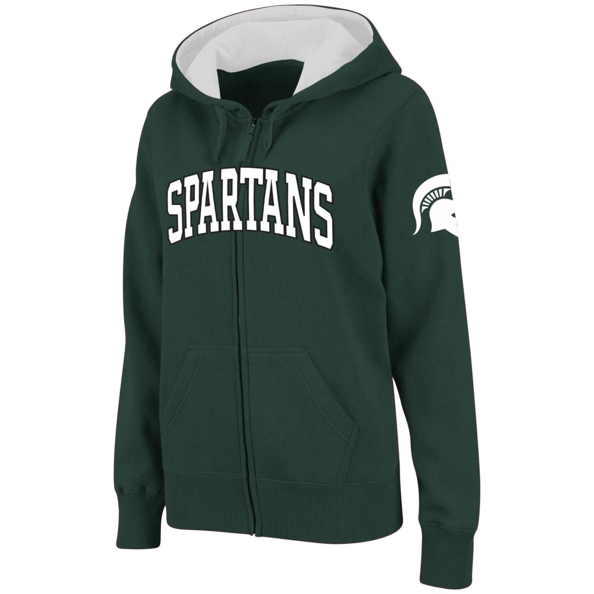 Officially Licensed Colosseum Athletic Zip Hoodie - Michigan State ...