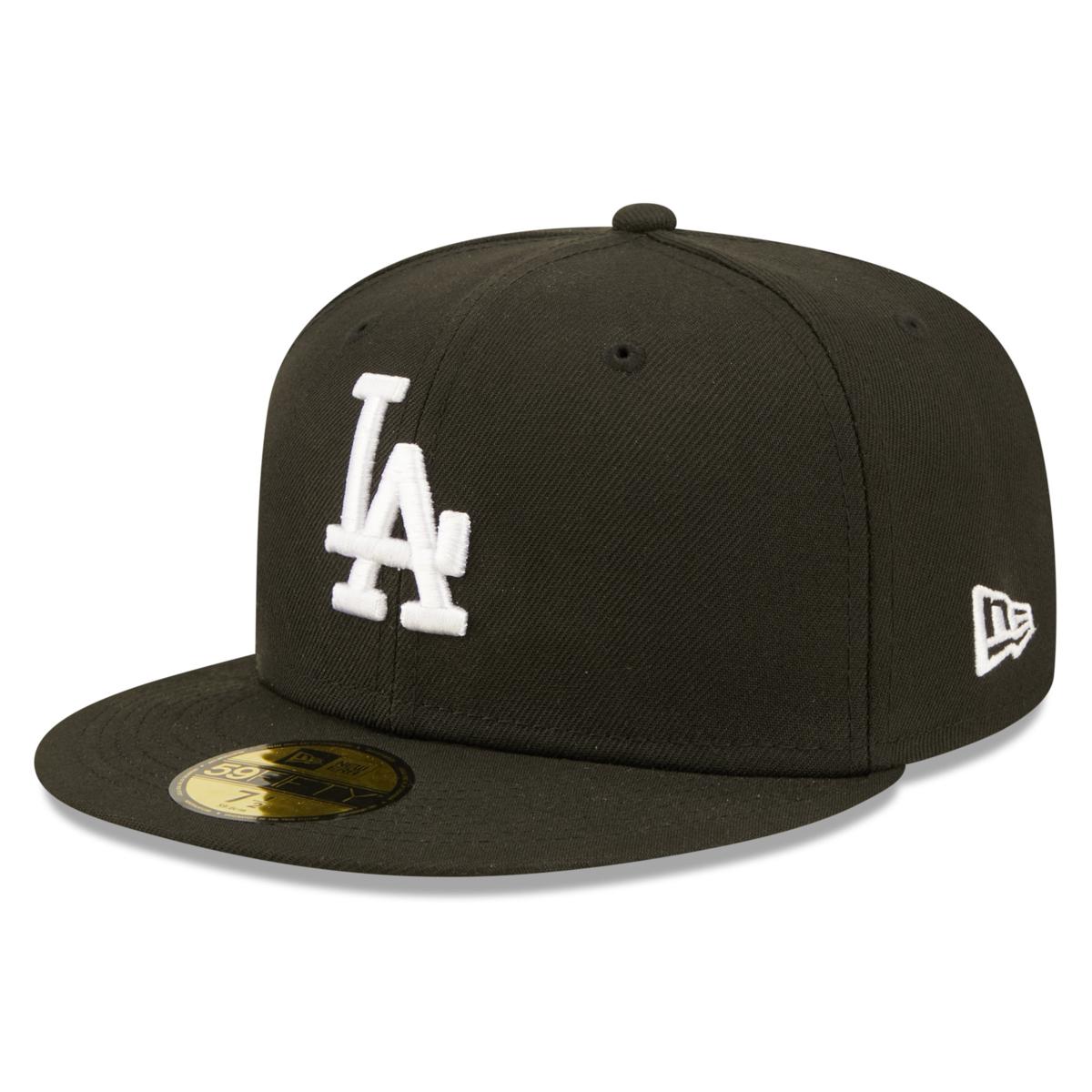 Officially Licensed Fanatics MLB Men's Dodgers Team Logo Fitted Hat ...