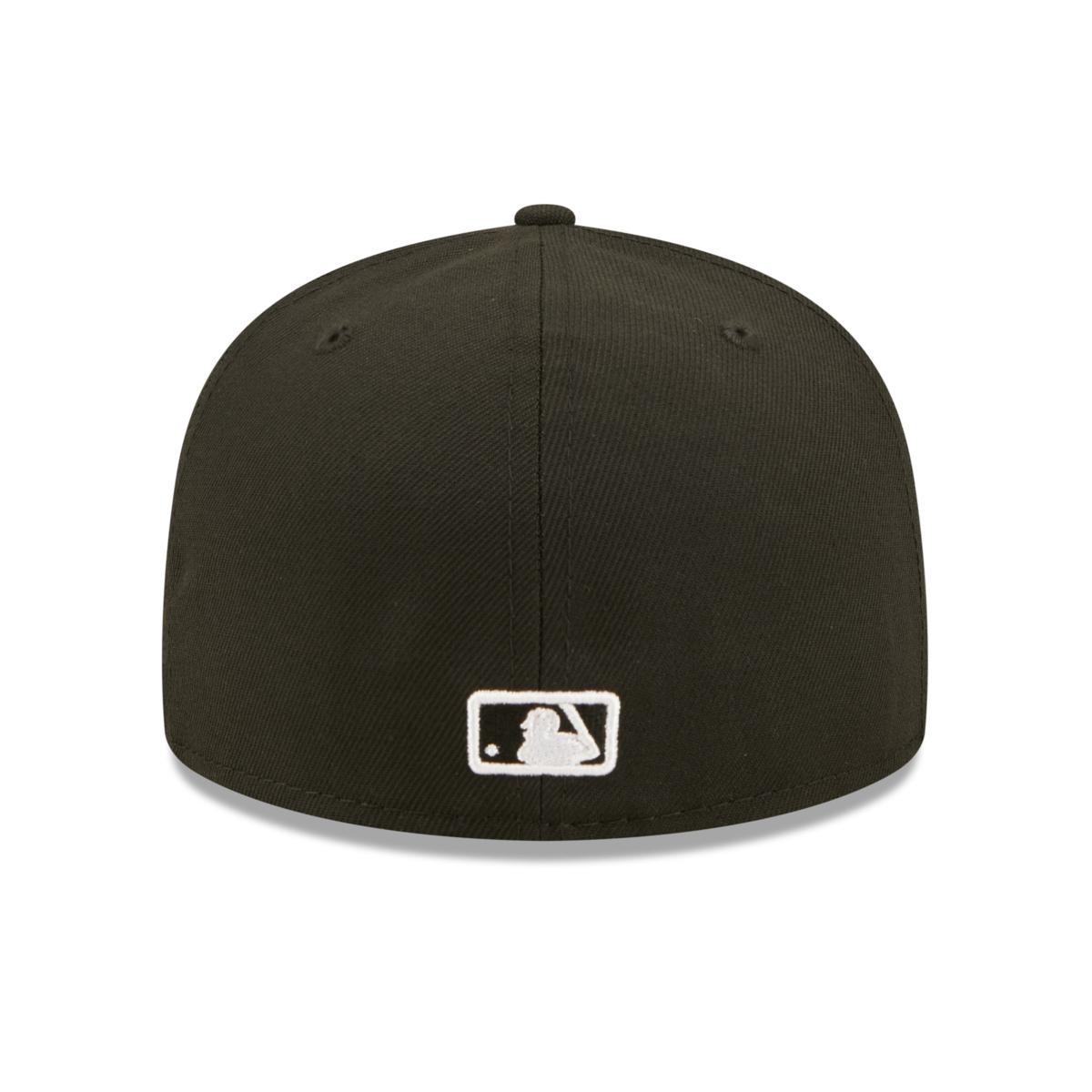 New Era Officially Licensed Fanatics MLB Men's Dodgers Black/White Fitted Hat