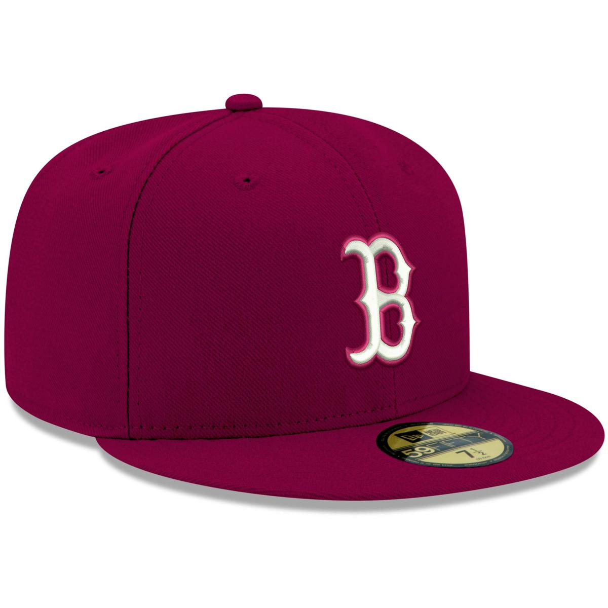 New Era Boston Red Sox Mens Navy Blue QT Pink Undervisor 59FIFTY