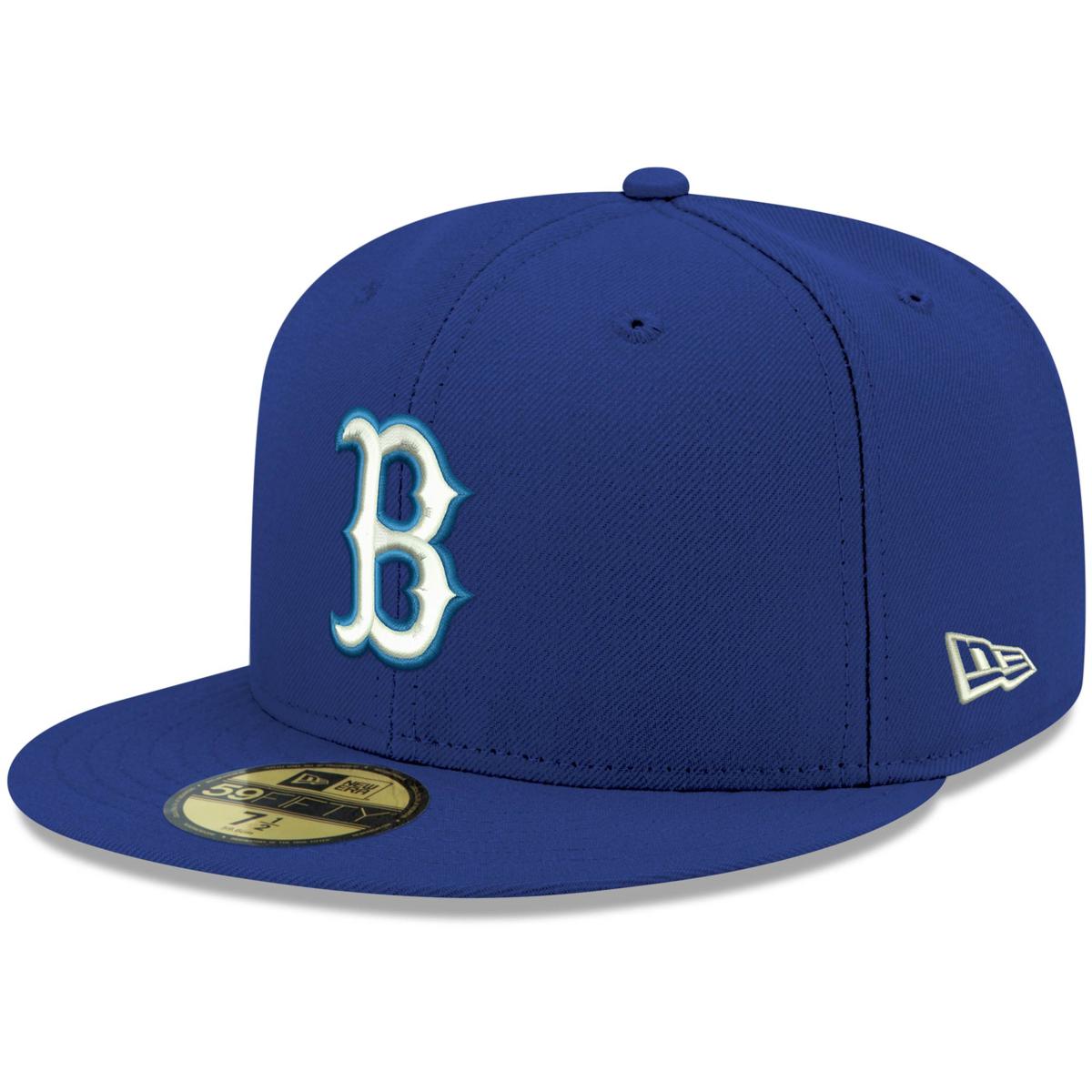 Boston Red Sox TEAM-BASIC Red-White Fitted Hat by New Era