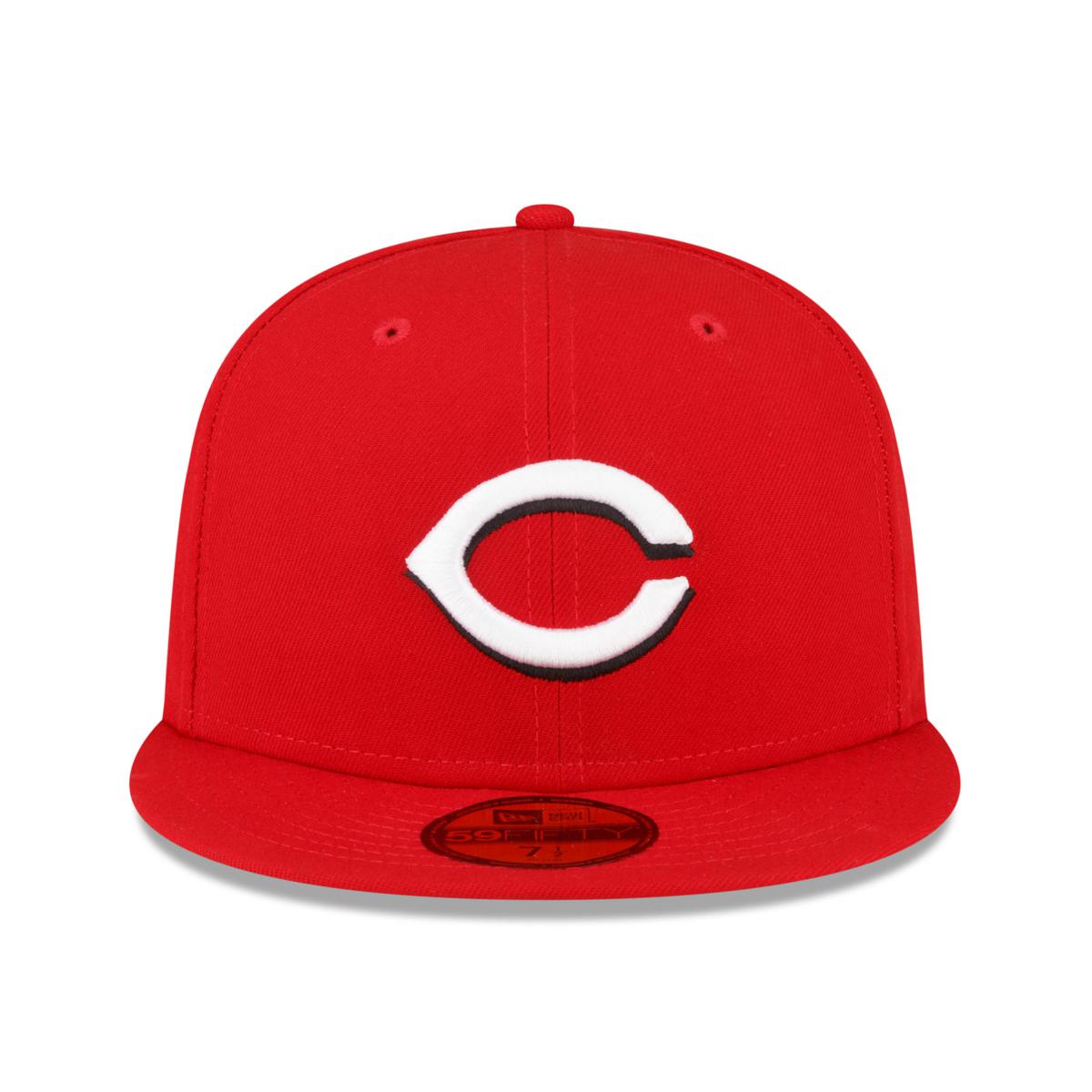 Officially Licensed MLB Men's Fanatics Two-Tone Fitted Hat - Red