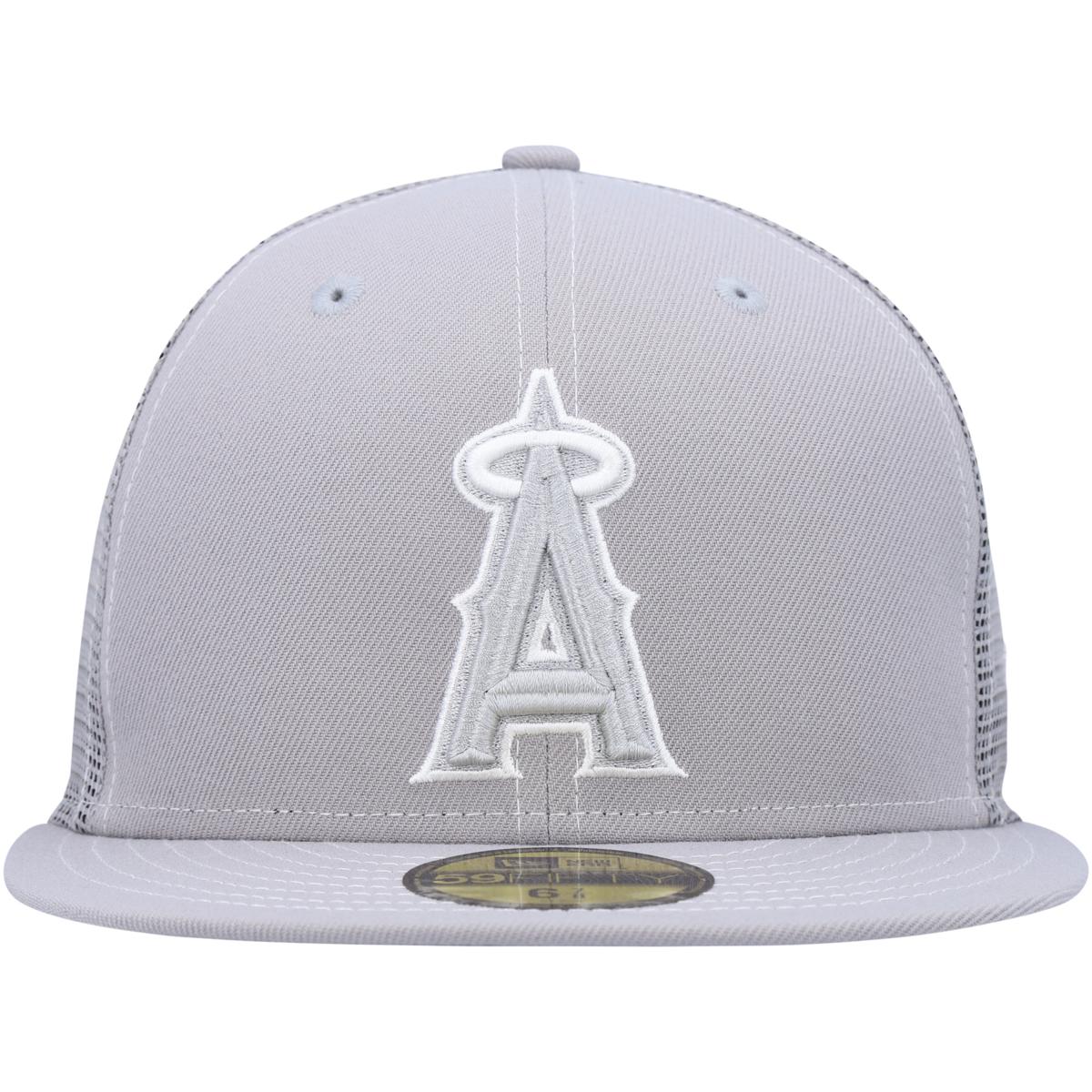 Officially Licensed League MLB Los Angeles Angels 2023 Men's Gray Hat